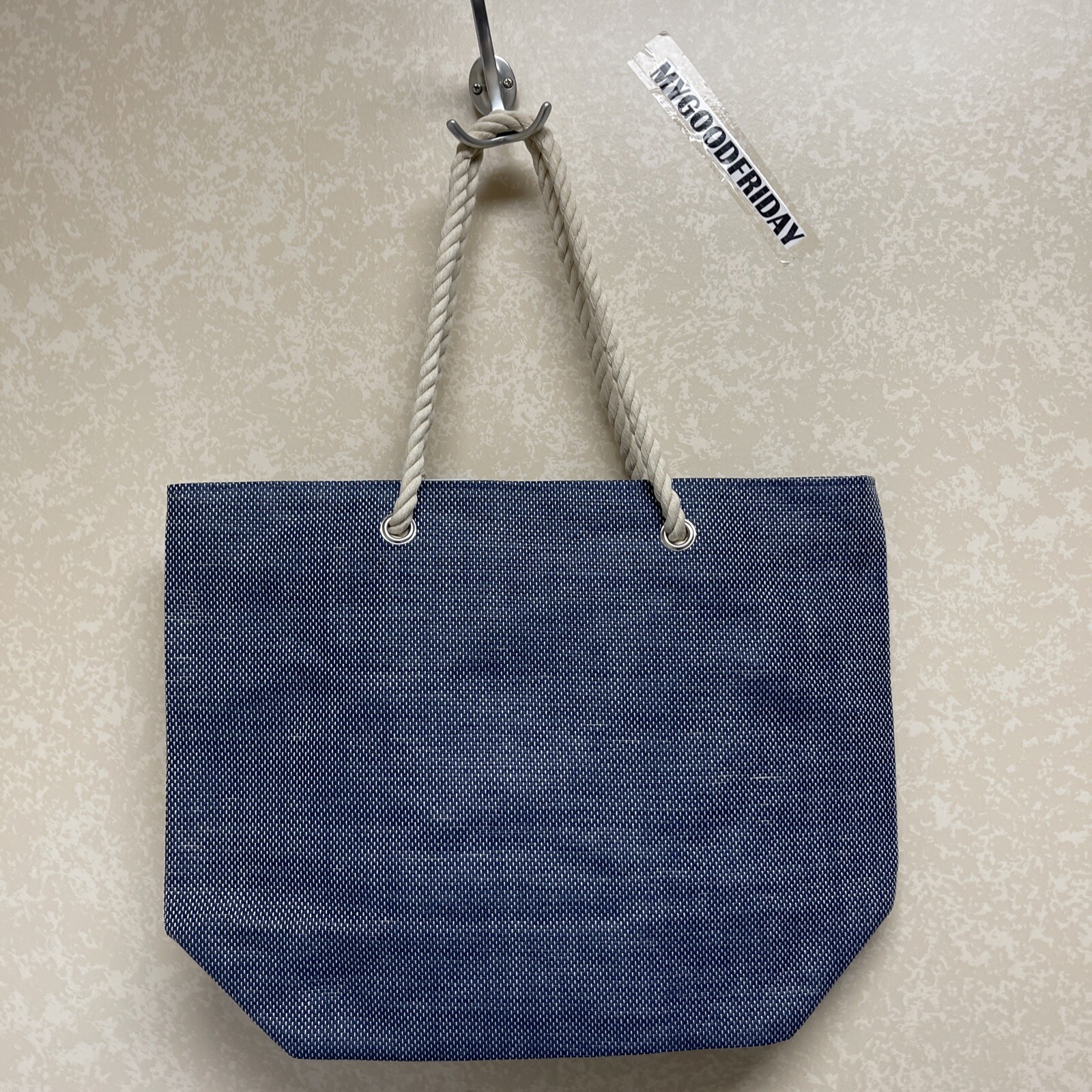 O’rageous Summer Love Canvas Beach Tote & Wristlet Clutch Shopping Bag 18×14.5×7