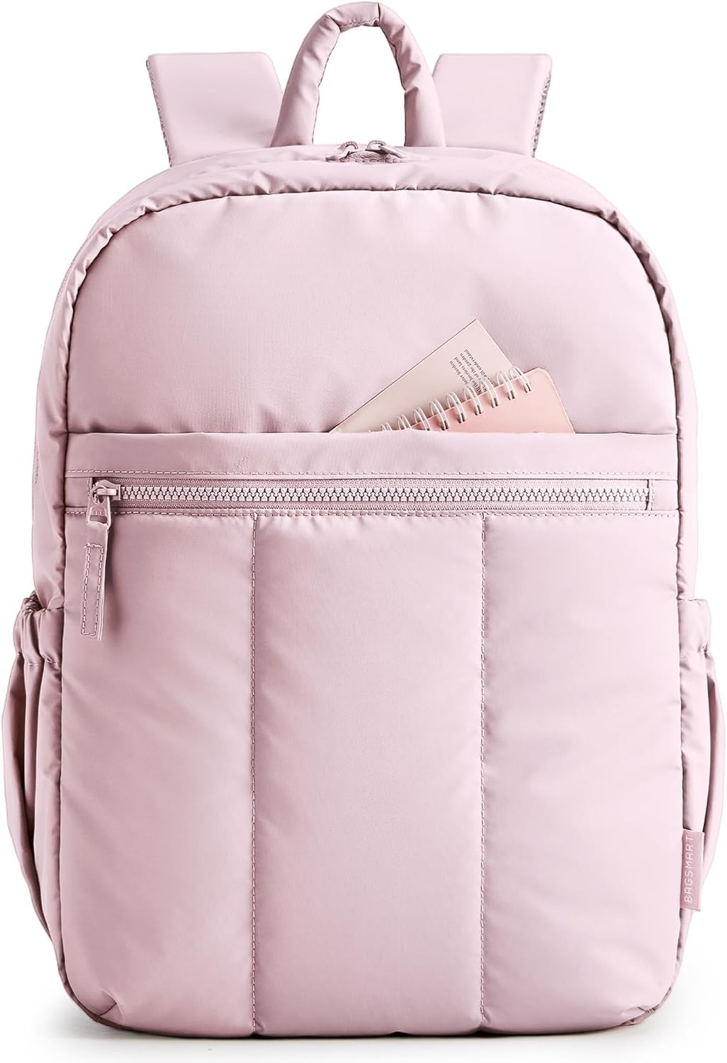 BAGSMART Backpack for Women, Travel Backpack with Large Side Pocket, Pink BNWT