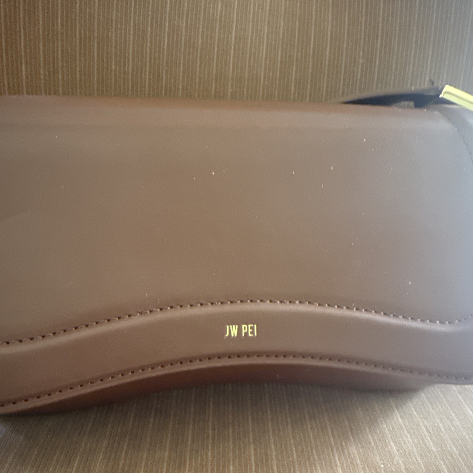 JW PEI Brown Small Crossbody Bag Magnetic Closure Adjustable Detachable Strap