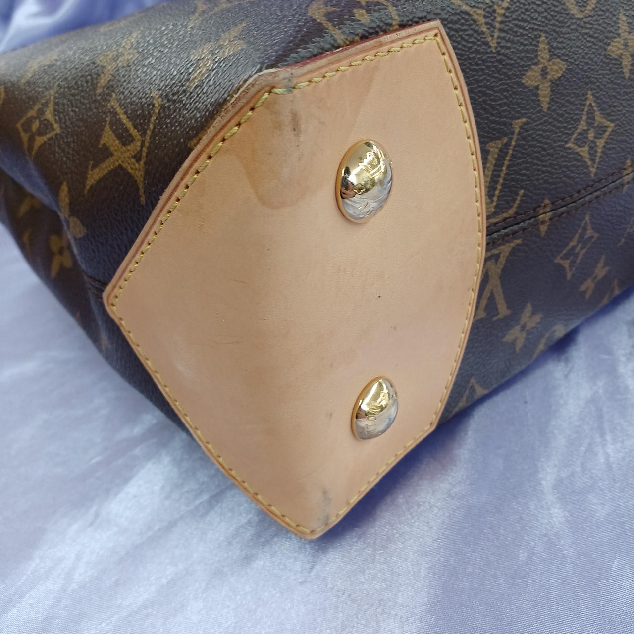 Louis Vuitton Wilshire PM M45643 Monogram Canvas Handbag Tote Bag #M-2035