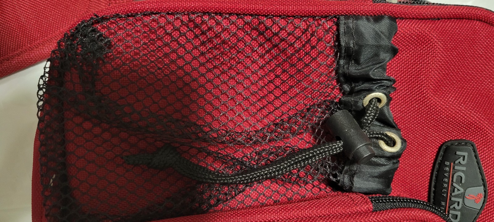 Ricardo Beverly Hills Red Purse Shoulder Bag Cross Body 7 X 11