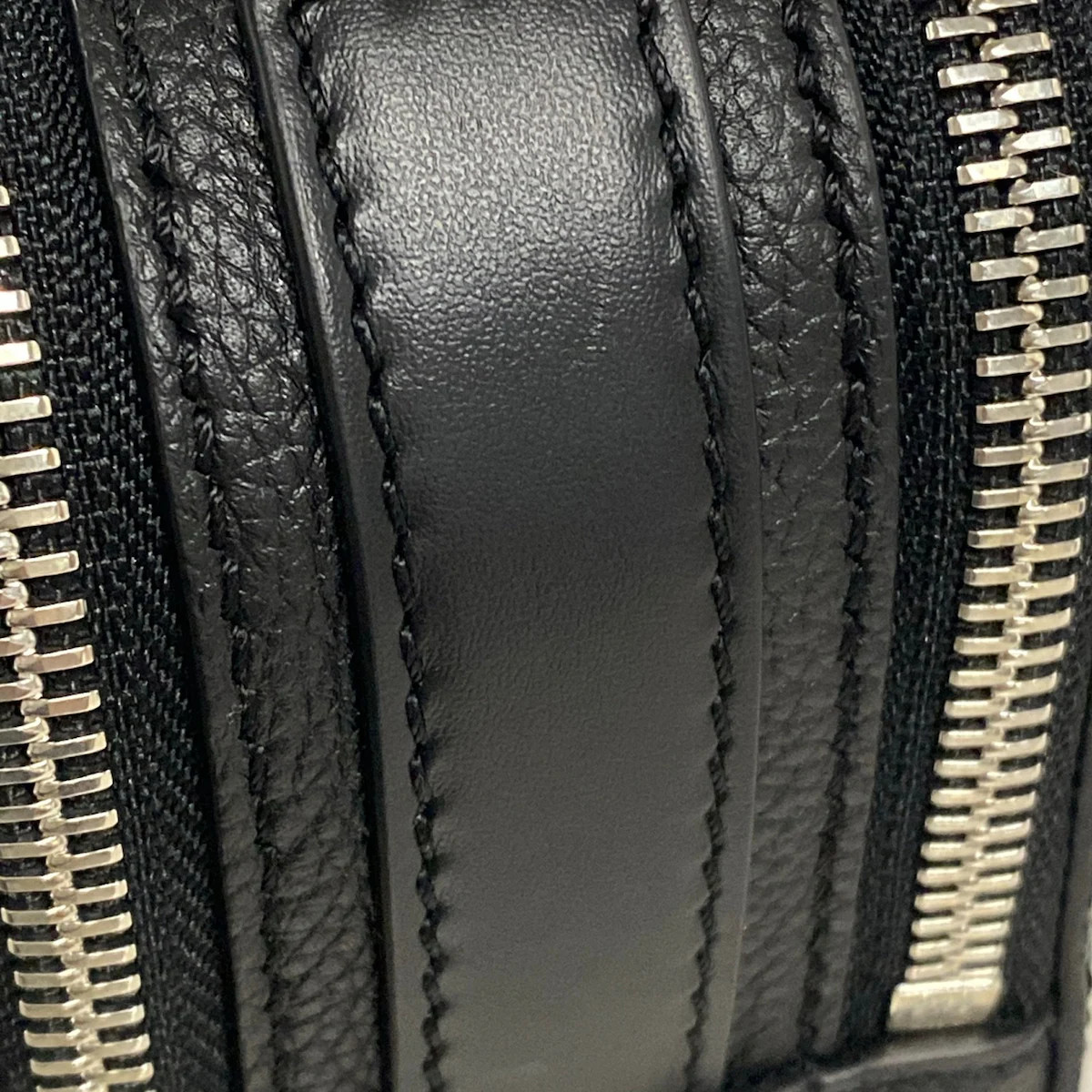 LOEWE Crossbody Camera Bag Mini C660R41X01 Black Leather Handbag