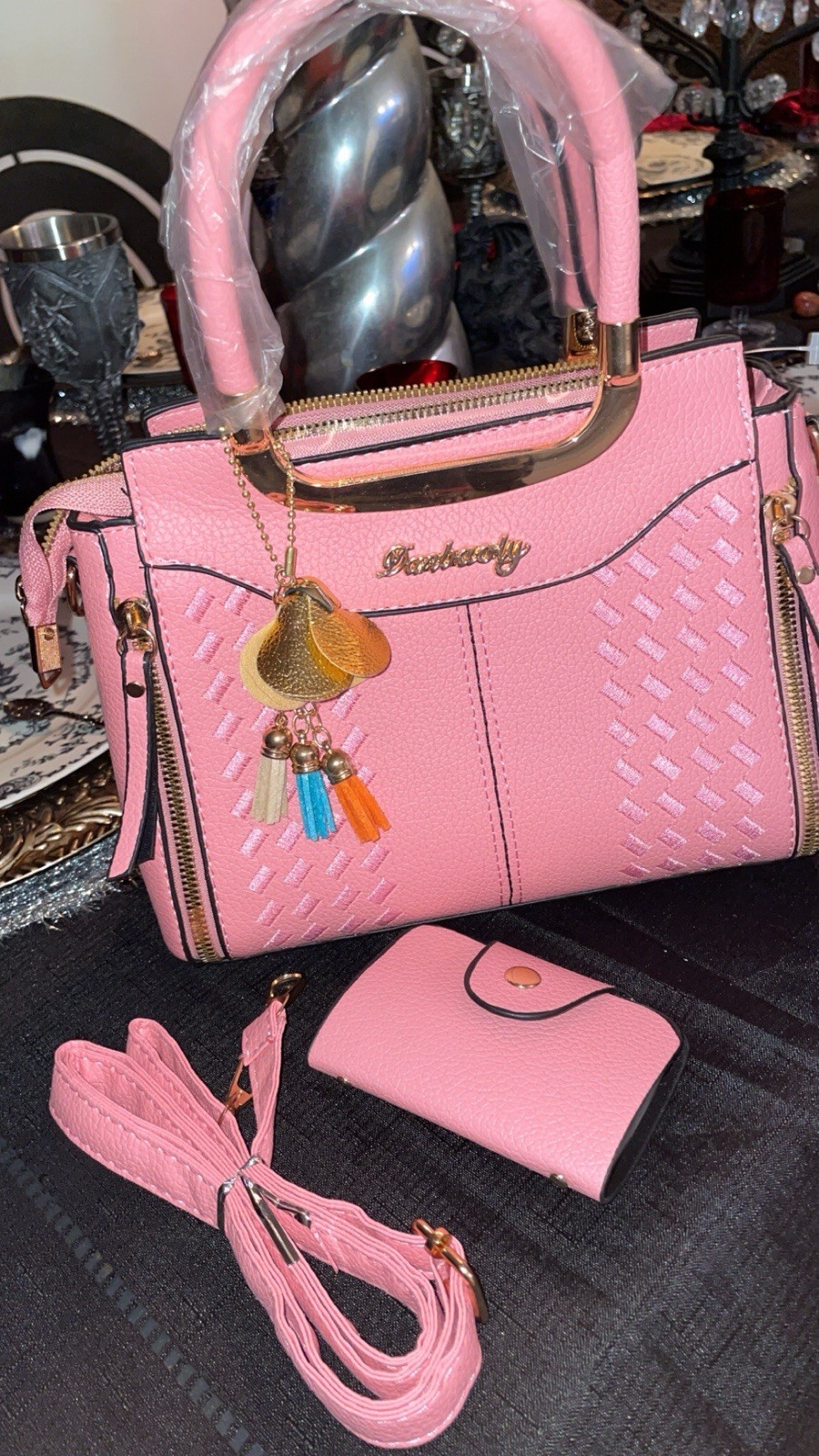 Danbaoly pink purse NEW