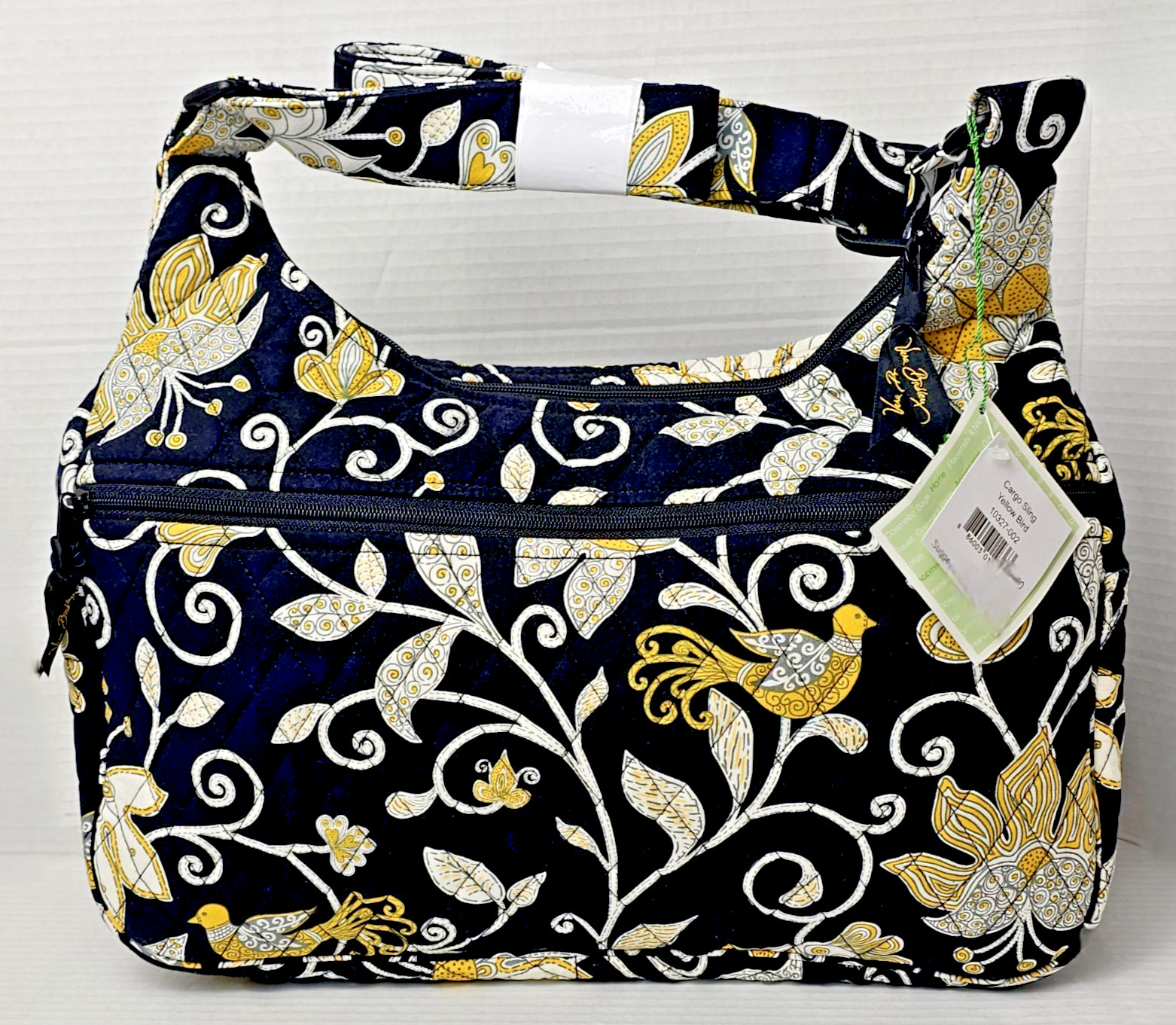 Vera Bradley Cargo Sling in Cotton Yellow Bird 2008