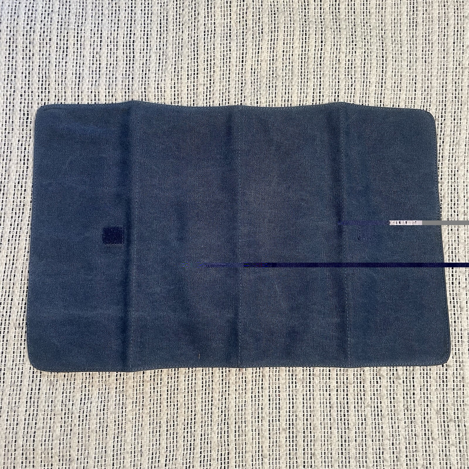 FEED Blue Tote Diaper Bag w/ Changing Pad, Zip Top, Inner/Outer Pockets