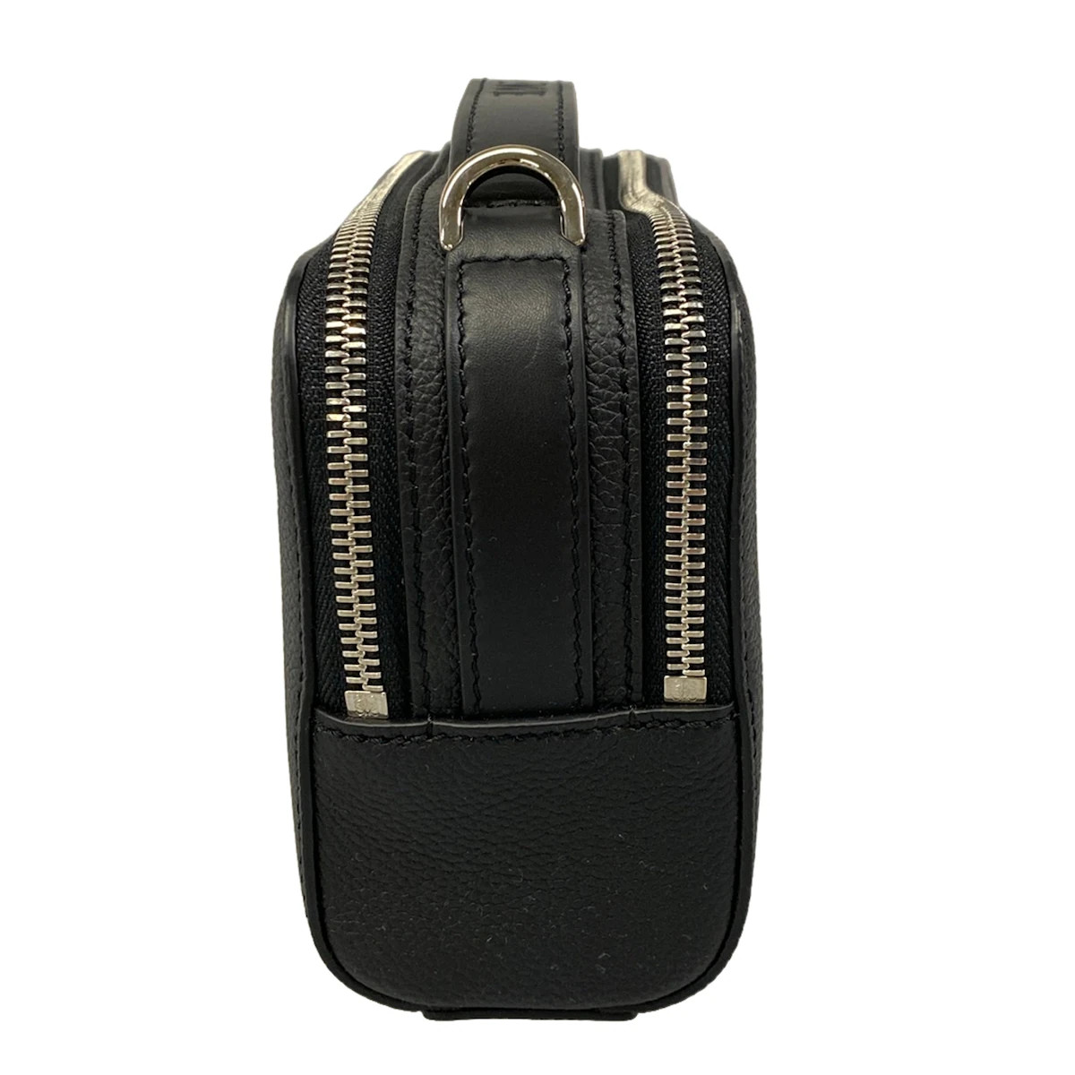 LOEWE Crossbody Camera Bag Mini C660R41X01 Black Leather Handbag