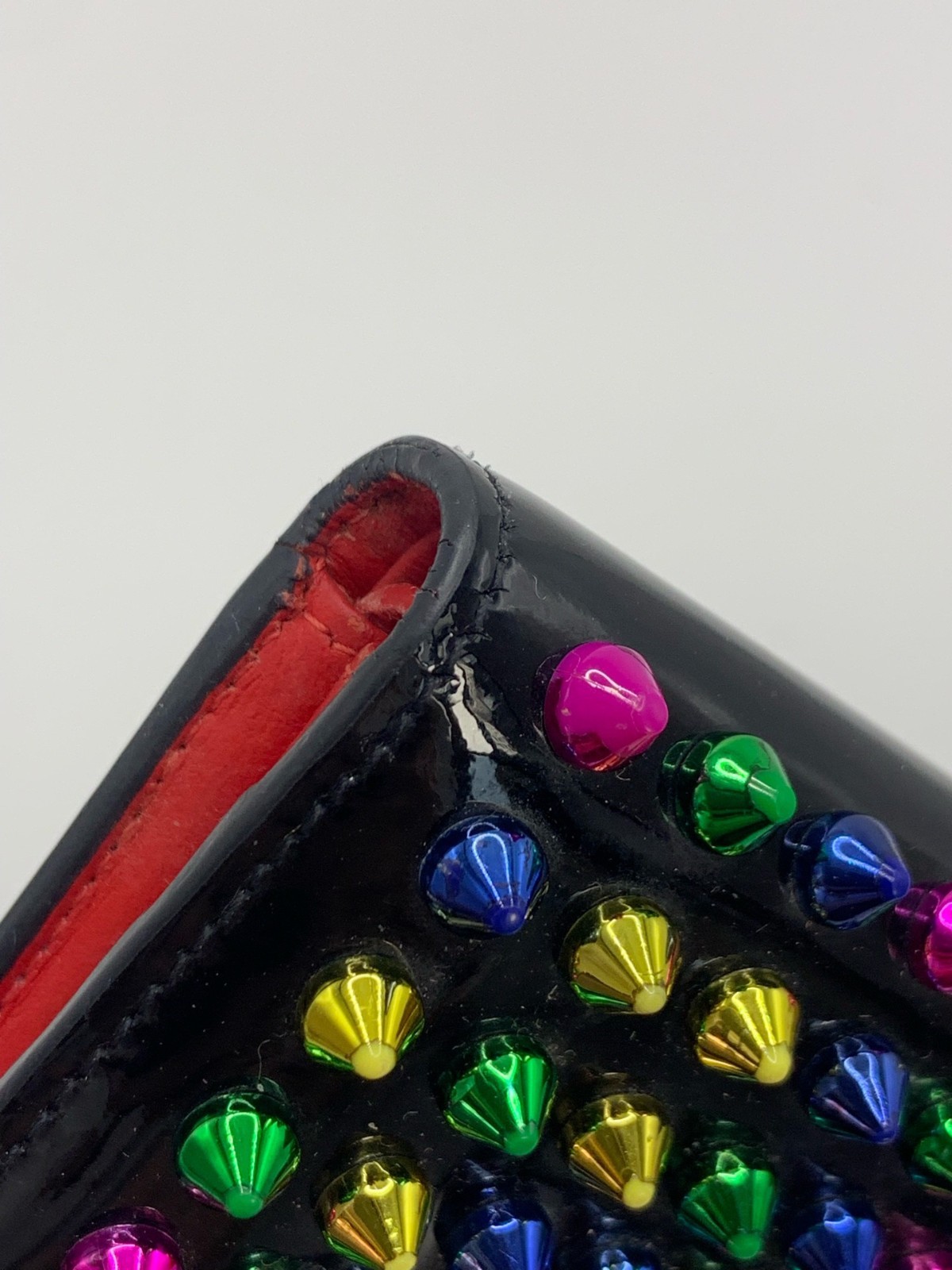 Christian Louboutin studded wallet.