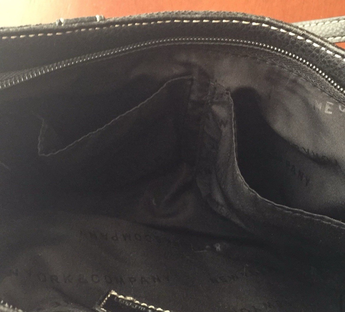 New York & Co Black Handbag Purse