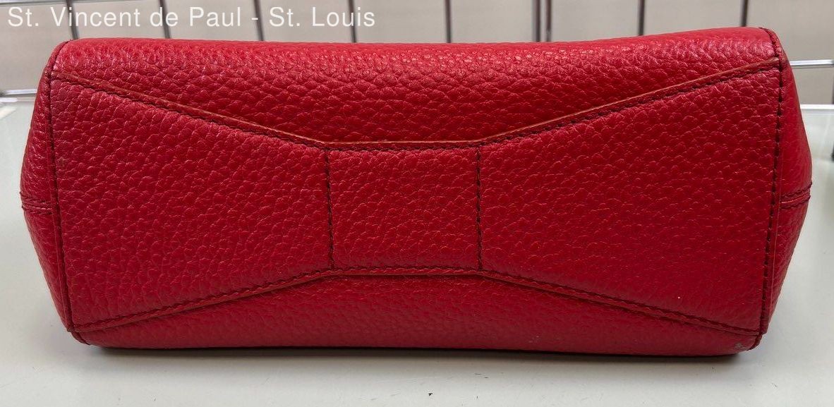 Kate Spade Grove Court Leslie Satchel Handbag DYNASTY RED Colorblock – No Strap