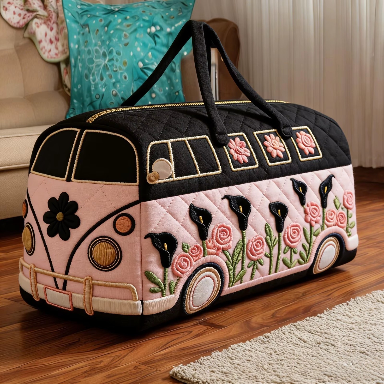 Shoulder Tote Bag Quilted Tote Bag & Lightweight Travel Bag