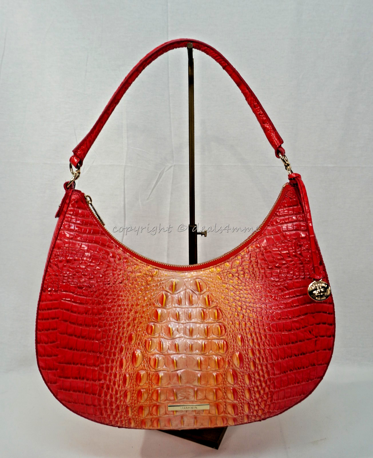 NWT Brahmin Bekka Hobo/Shoulder Bag in Infusion Ombre Melbourne