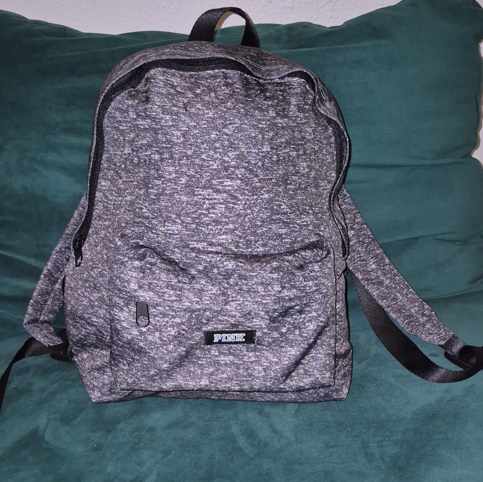Pink By Victoria Secret Backpack Marble Gray School Bag, Gym, Travel Small