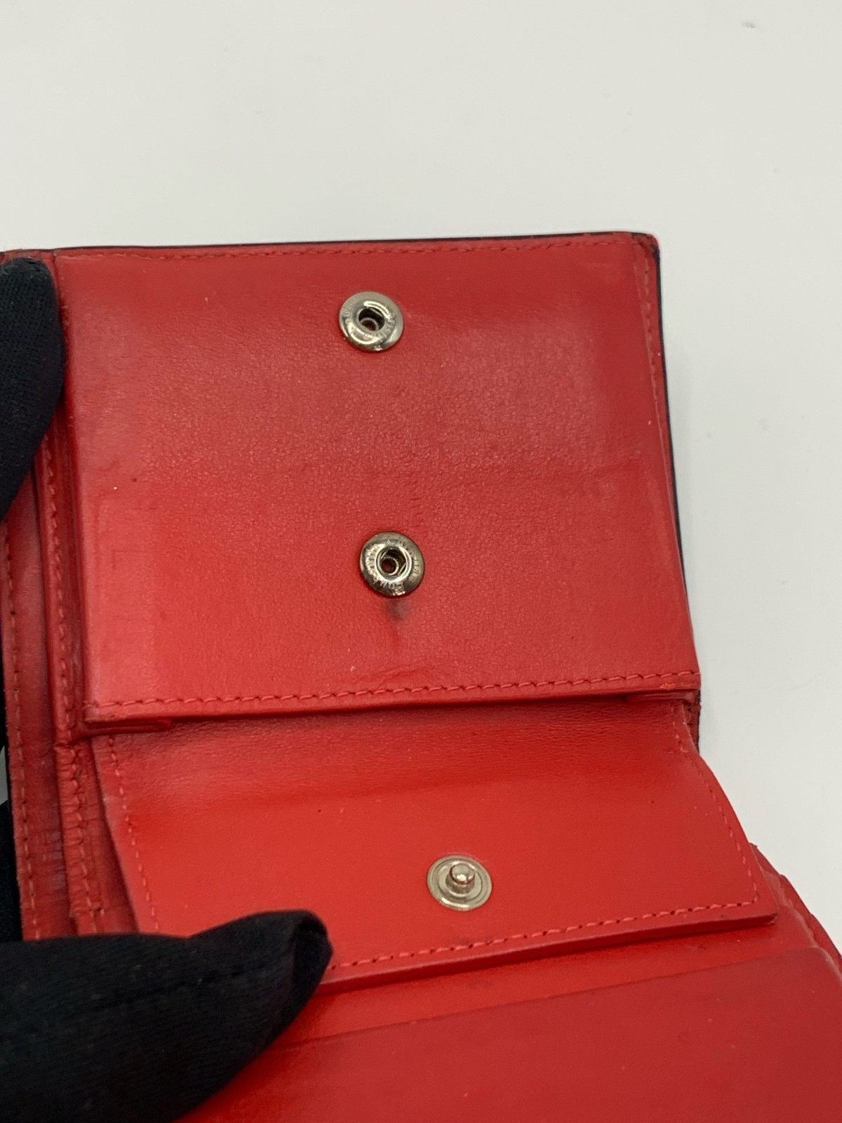 Christian Louboutin studded wallet.