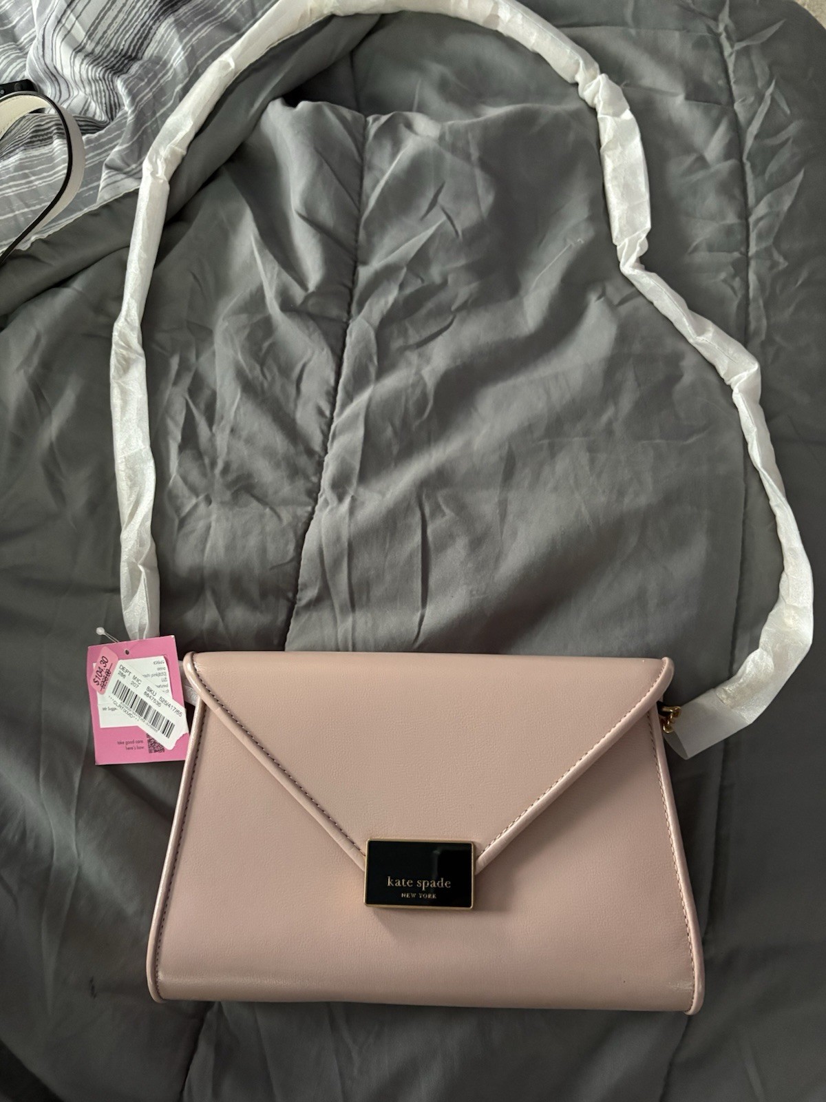 kate spade new york Pink Small Crossbody Bag, Detachable Strap, Magnetic