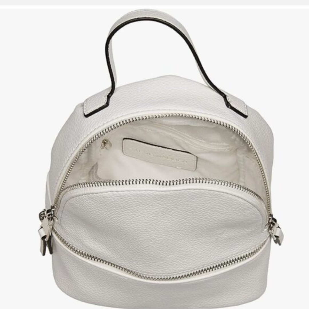 Steve Madden “B-JACKI” convertible mini backpack/purse – WHITE
