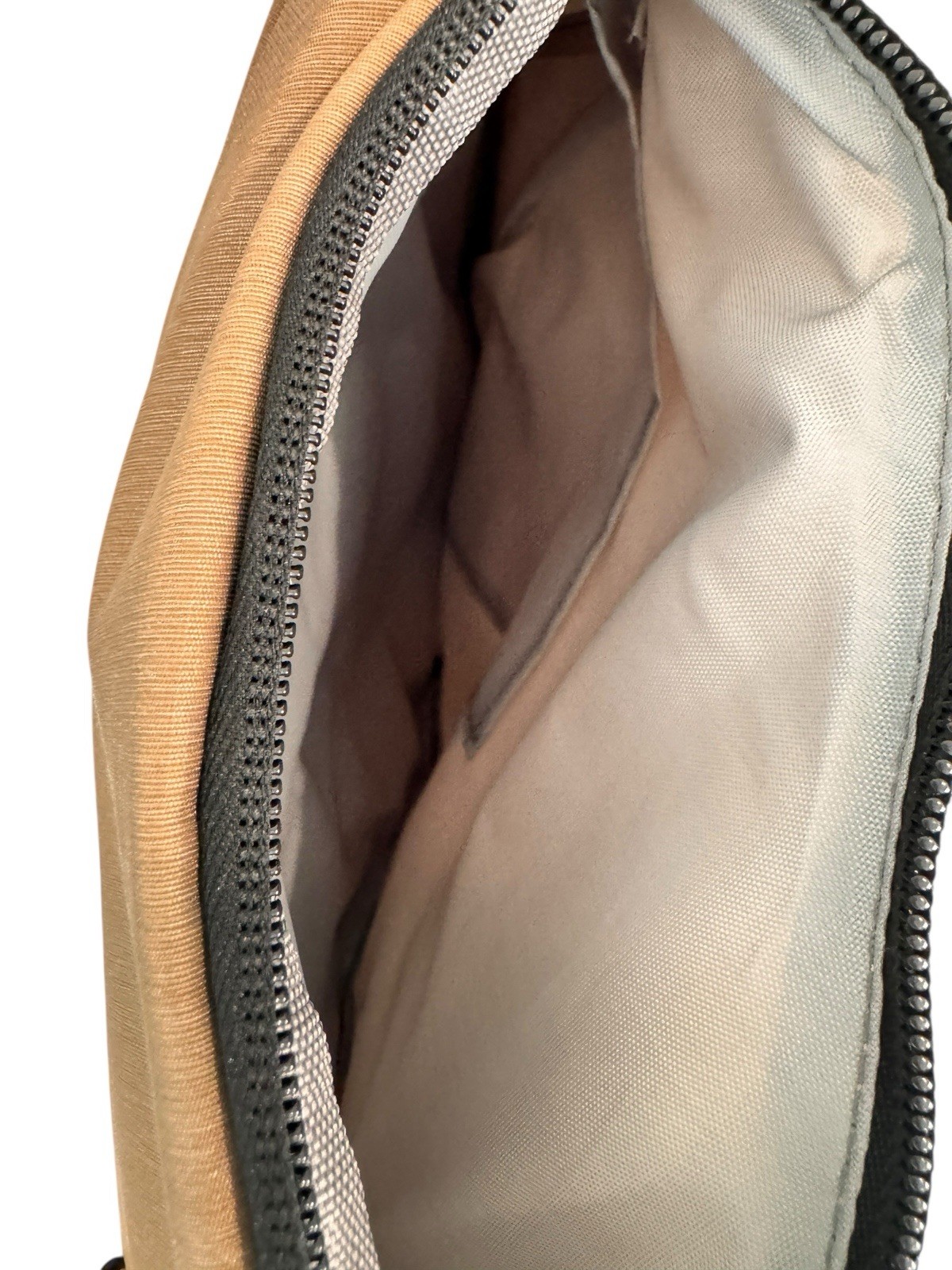 WATERFLY Crossbody Sling Bag Tan Travel Anti Theft Style Multi Pocket NWT