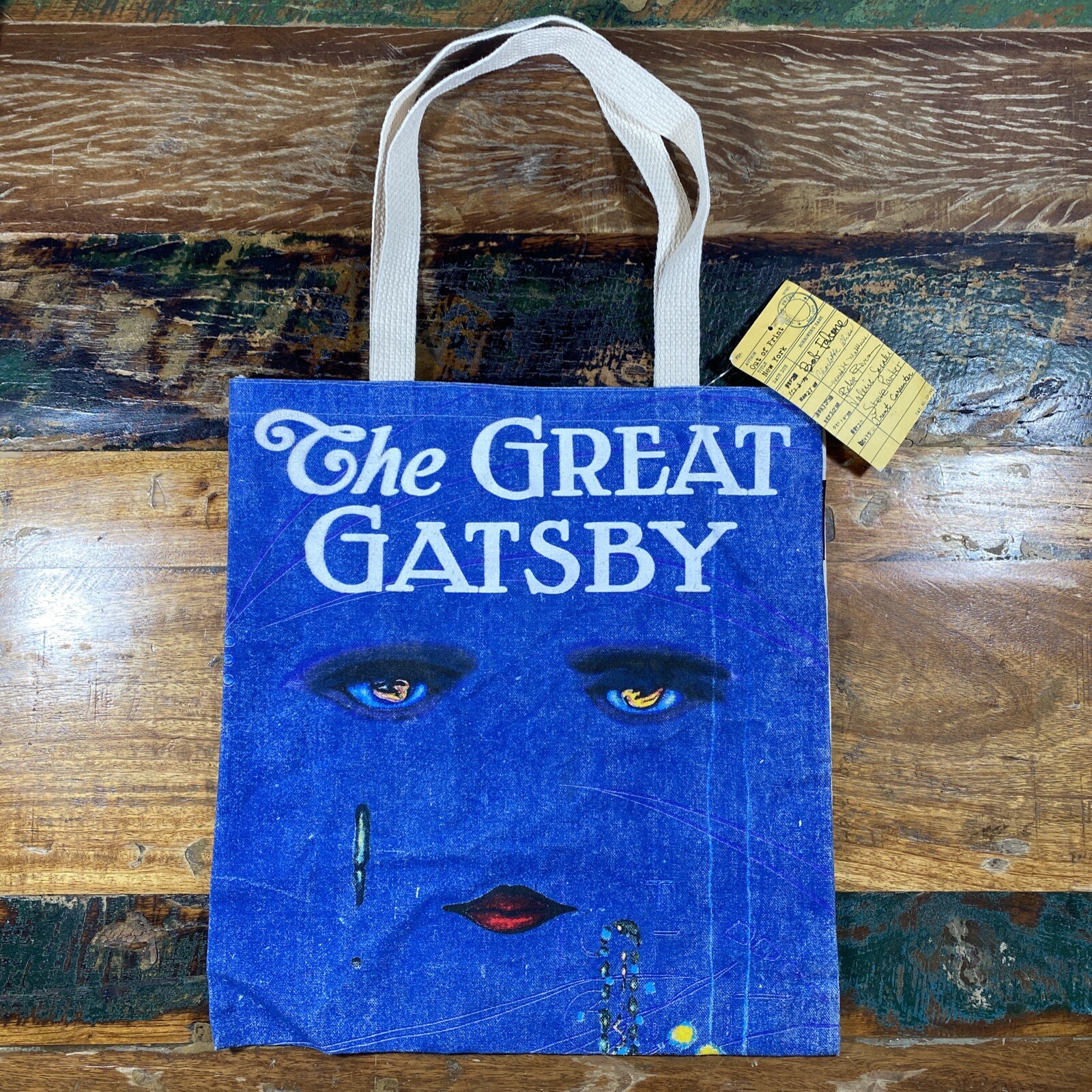 Toms Tote Bag The Great Gatsby Out Of Print Travel Literature Classics
