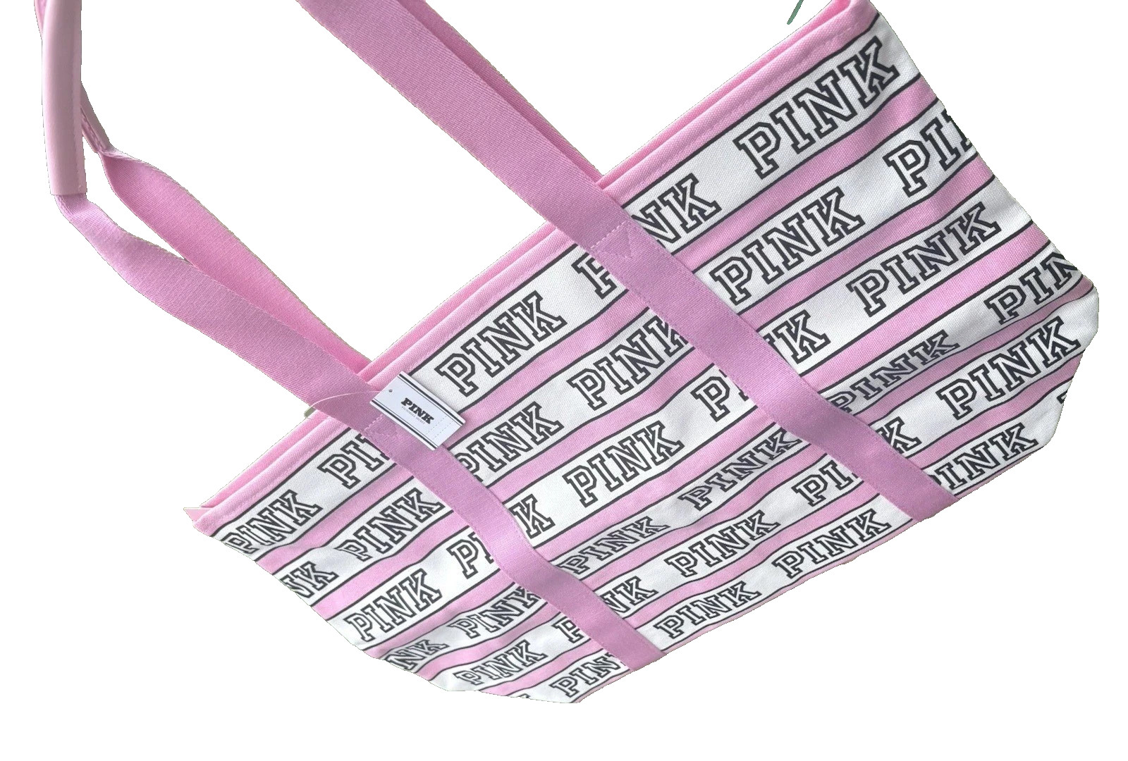 Victoria Secret PINK TOTE 2025 Large Logo Tote Bag Shopper Gym Beach Travel