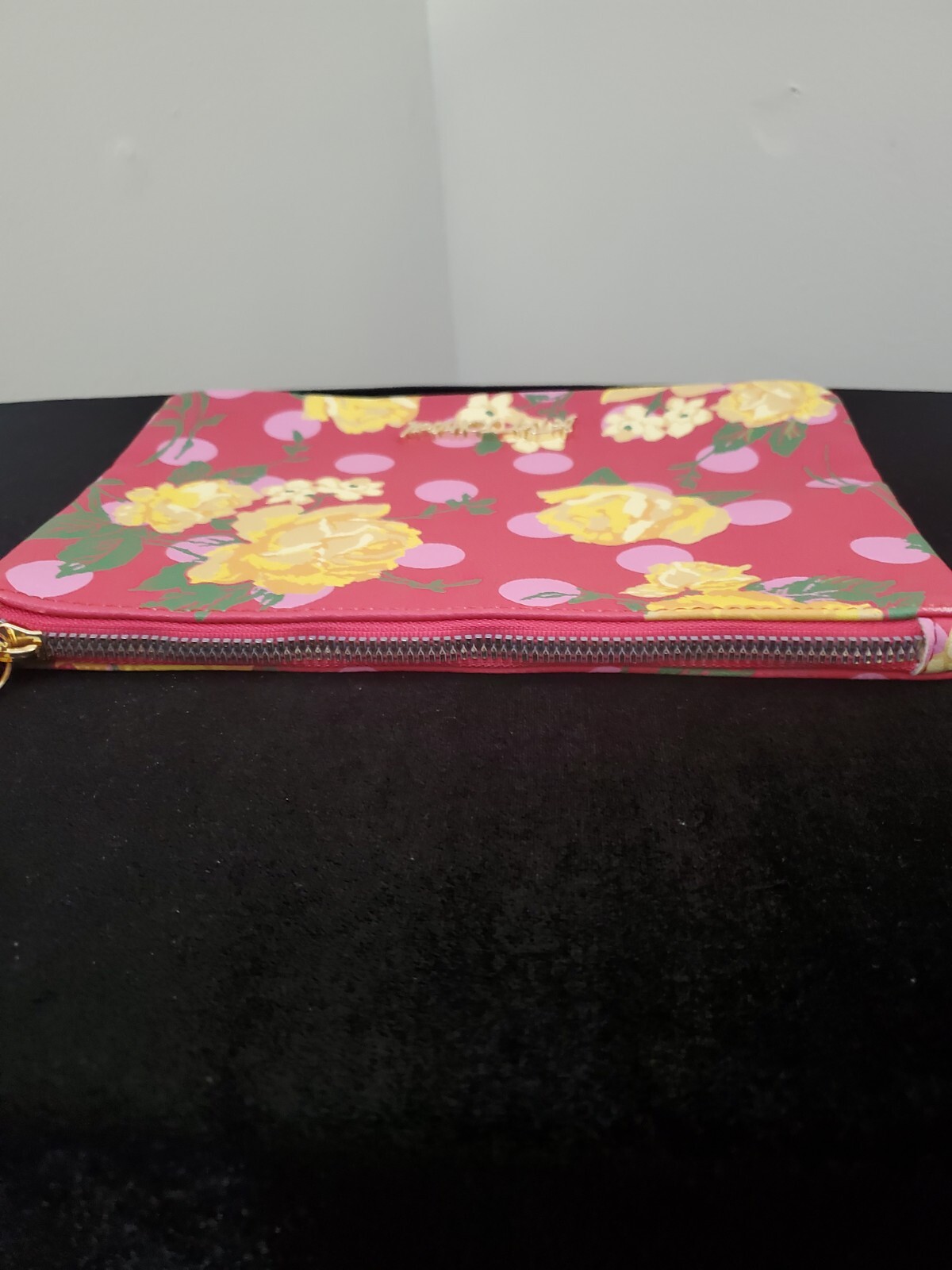 Betsey Johnson Floral Positive Mind Wristlet Pouch