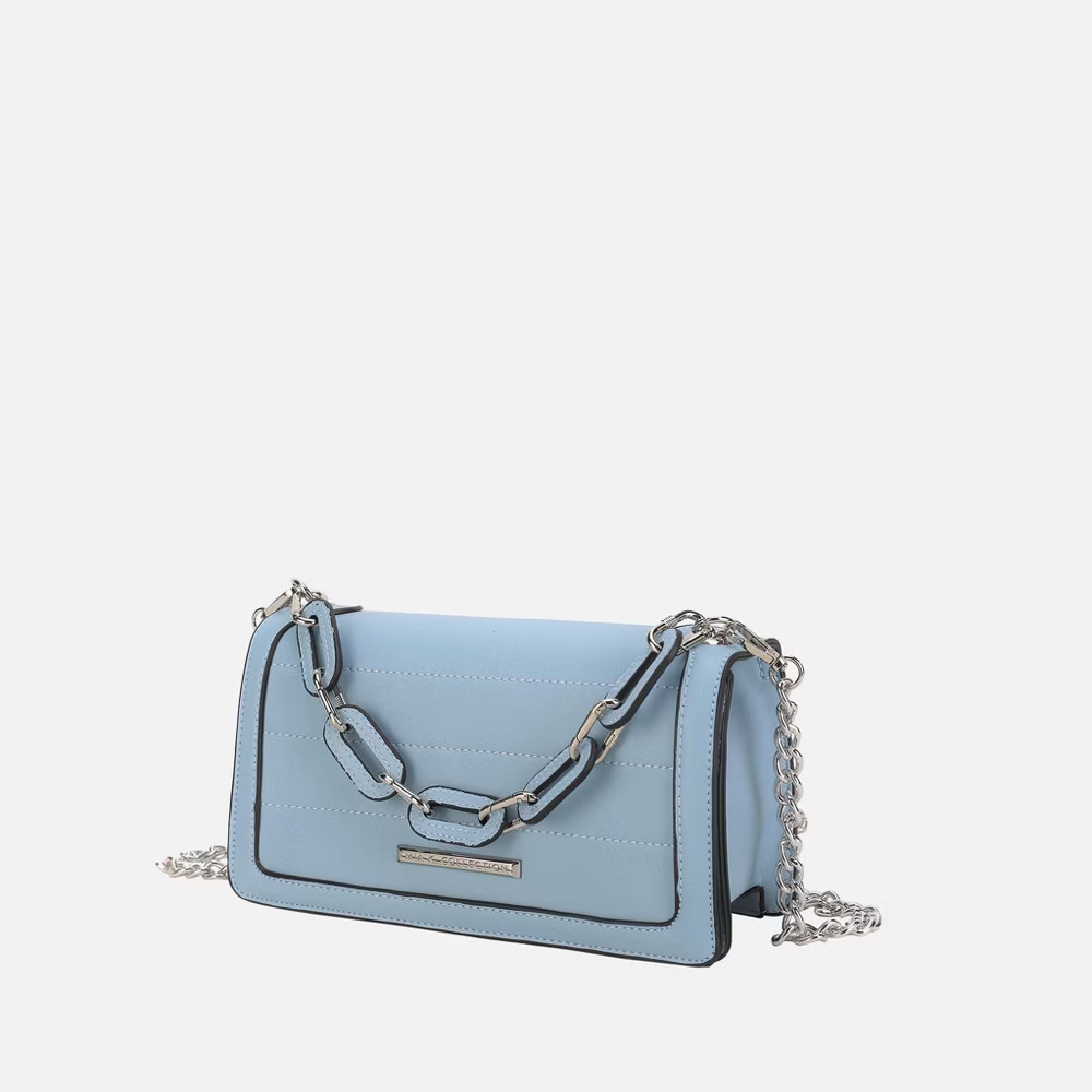 MKF Collection Dora vegan leather Women Crossbody Handbag by Mia K- Denim