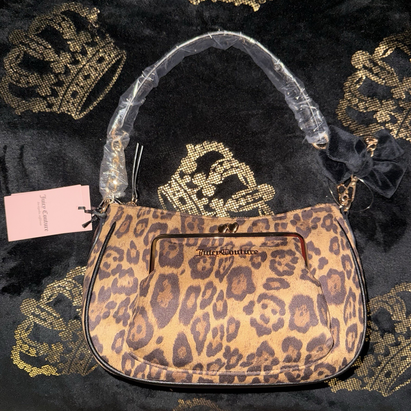 NWT Juicy Couture Sugar & Spice Leopard Shoulder Bag Viral