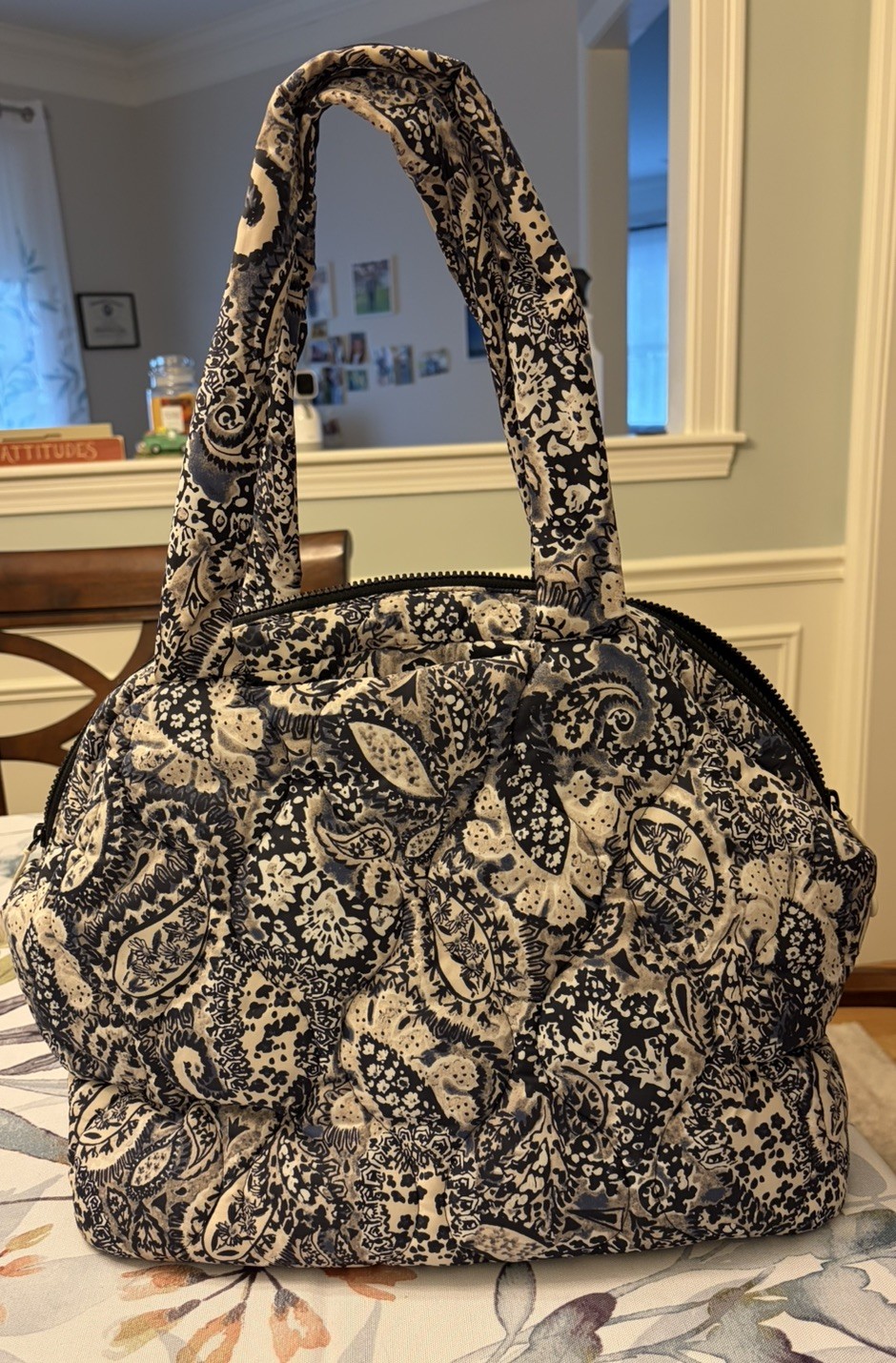 Vera Bradley Featherweight Stratford, Paisley, Print Travel Tote