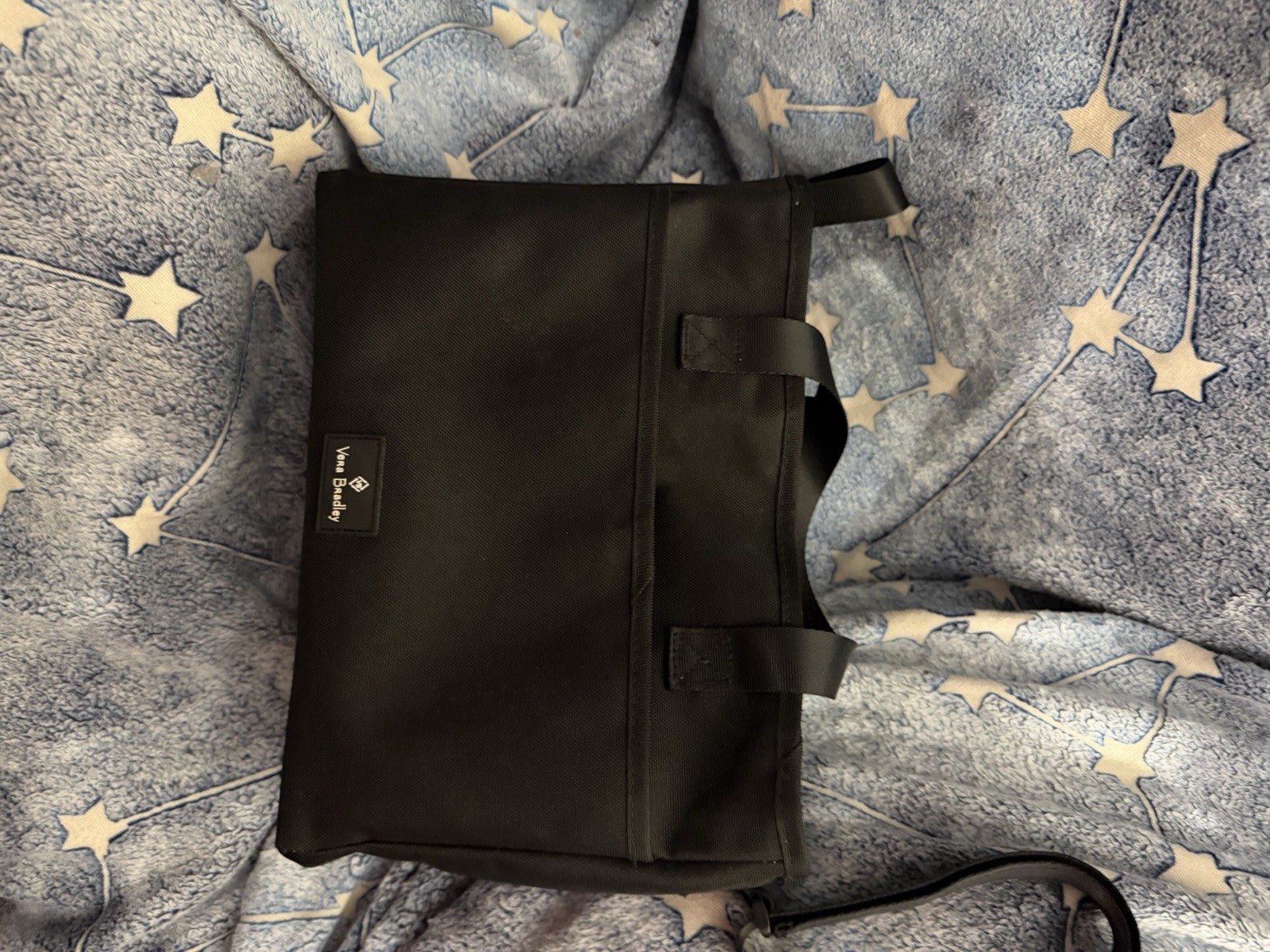 Vera Bradley Work /school Tote Bag 11×8 Black