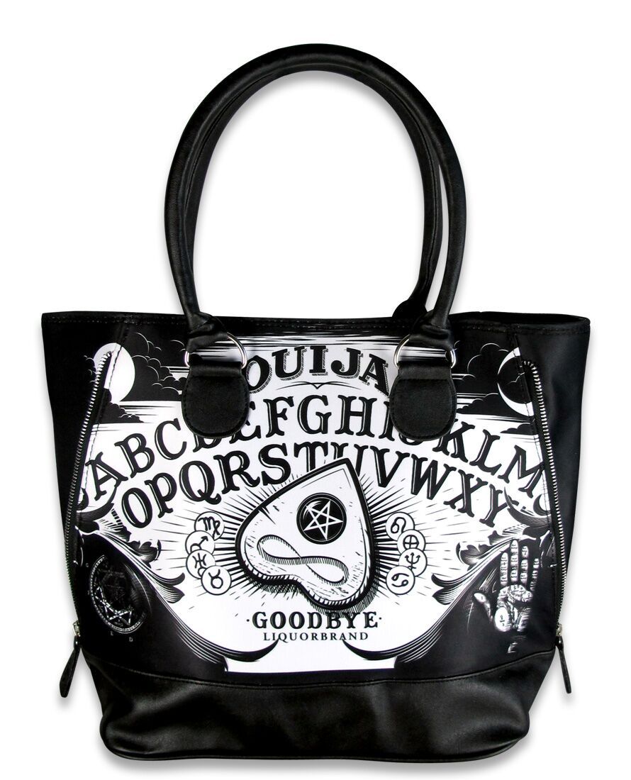 Liquor Brand Ouija II Punk Tattoo Rock Shoulder Bag Handbag Purse B-SH-034