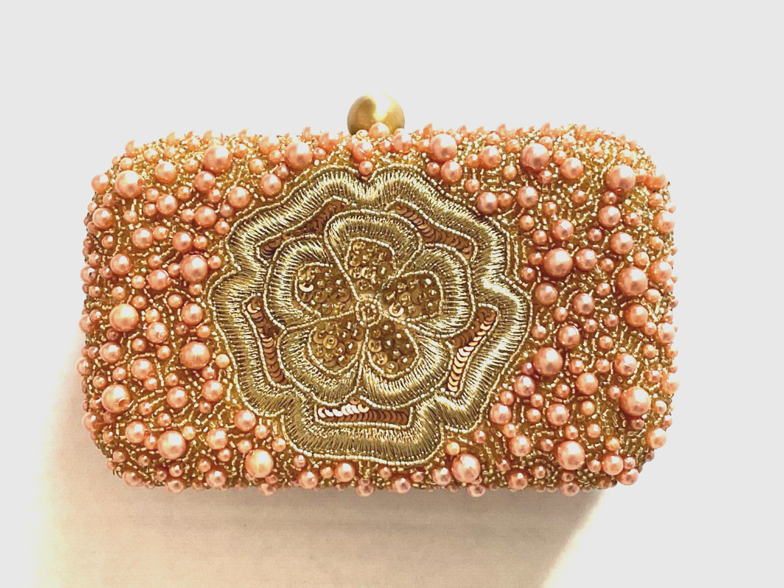 $140 Tudor Rose Clutch Pearls Wedding Women’s The Metropolitan Museum of ART