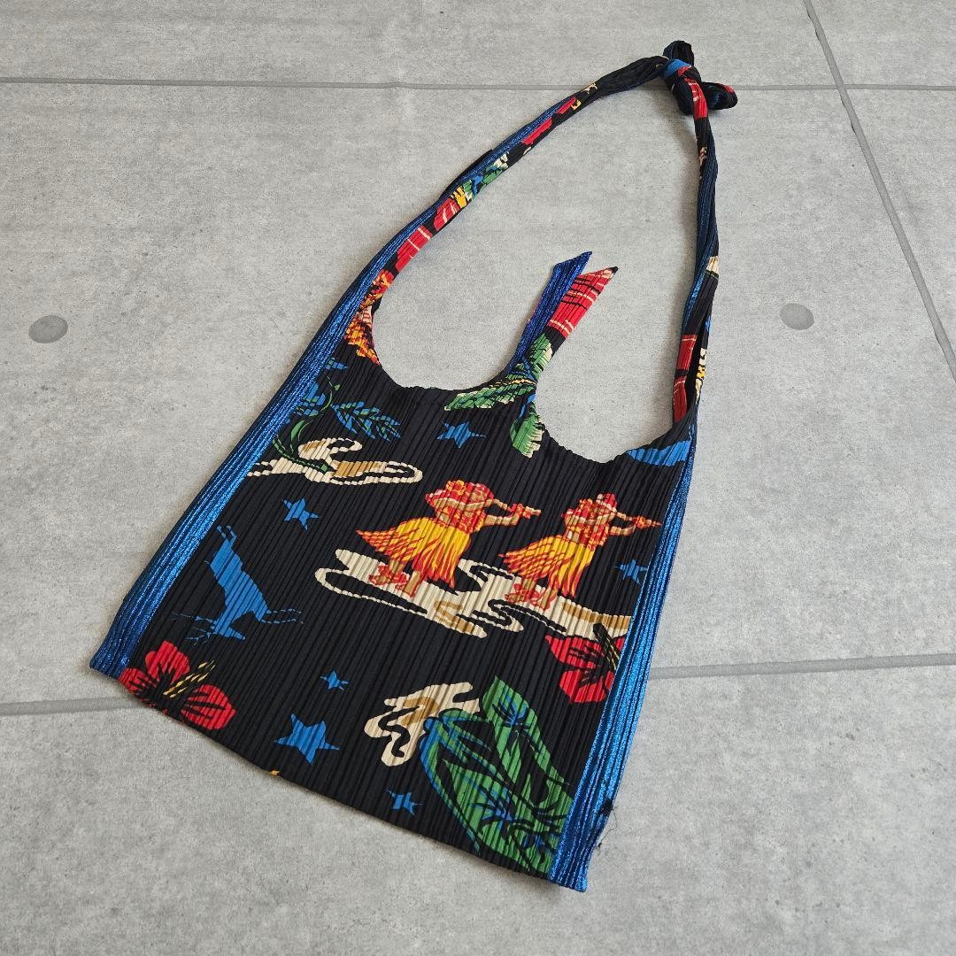 Pleats Please Issey Miyake Hawaii Bag 40cm×30cm Vintage Shoulder Rare Japan
