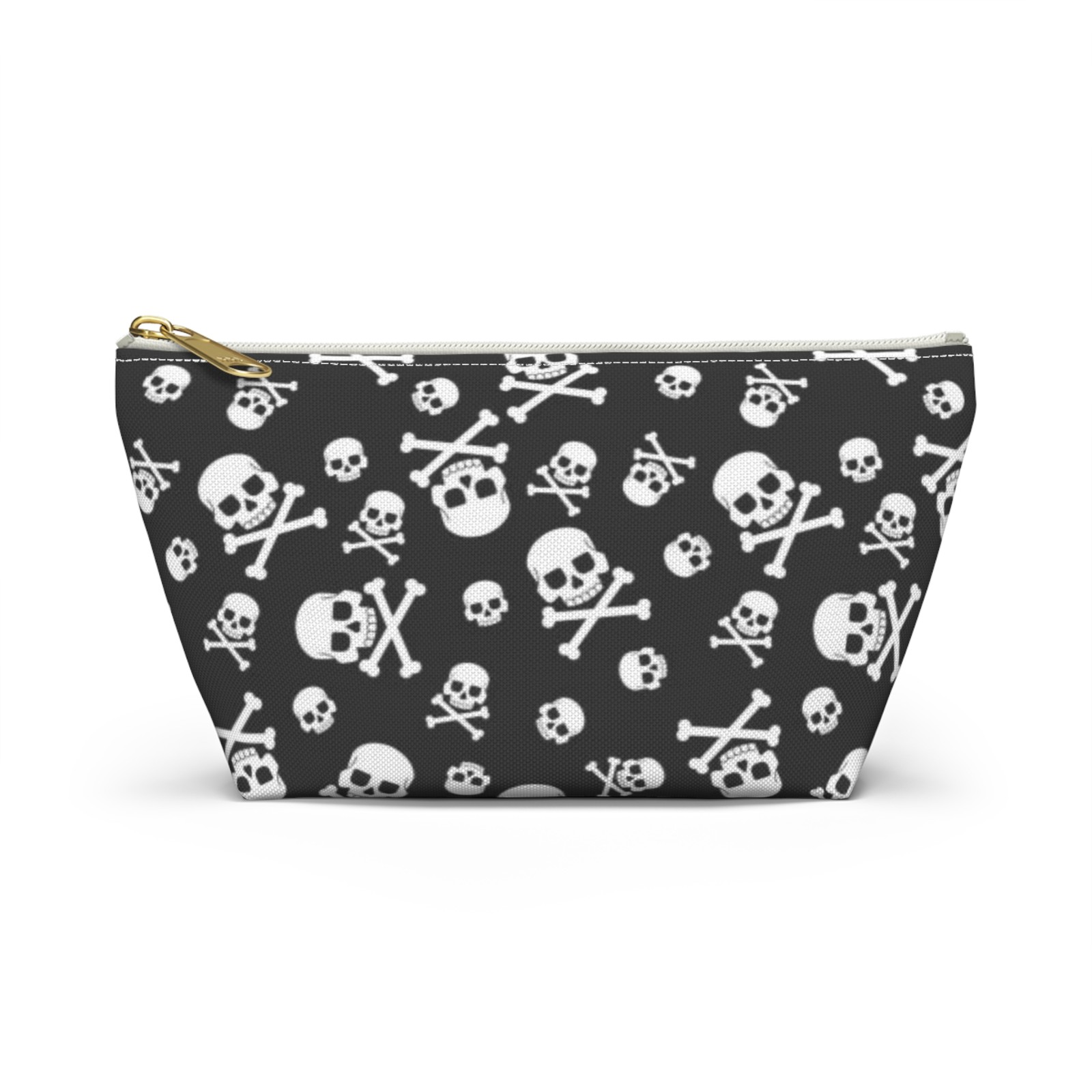 Skull and Crossbones Accessory Pouch | T-Bottom Makeup Bag