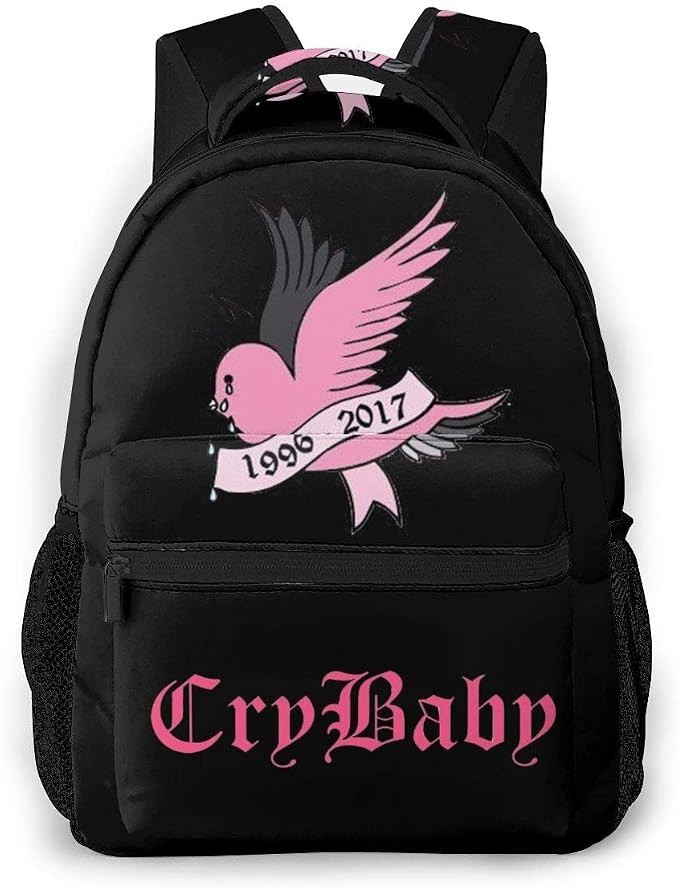 Lil Peep Crybaby Backpack 1996-2017 RIP With USB And Headphone Port