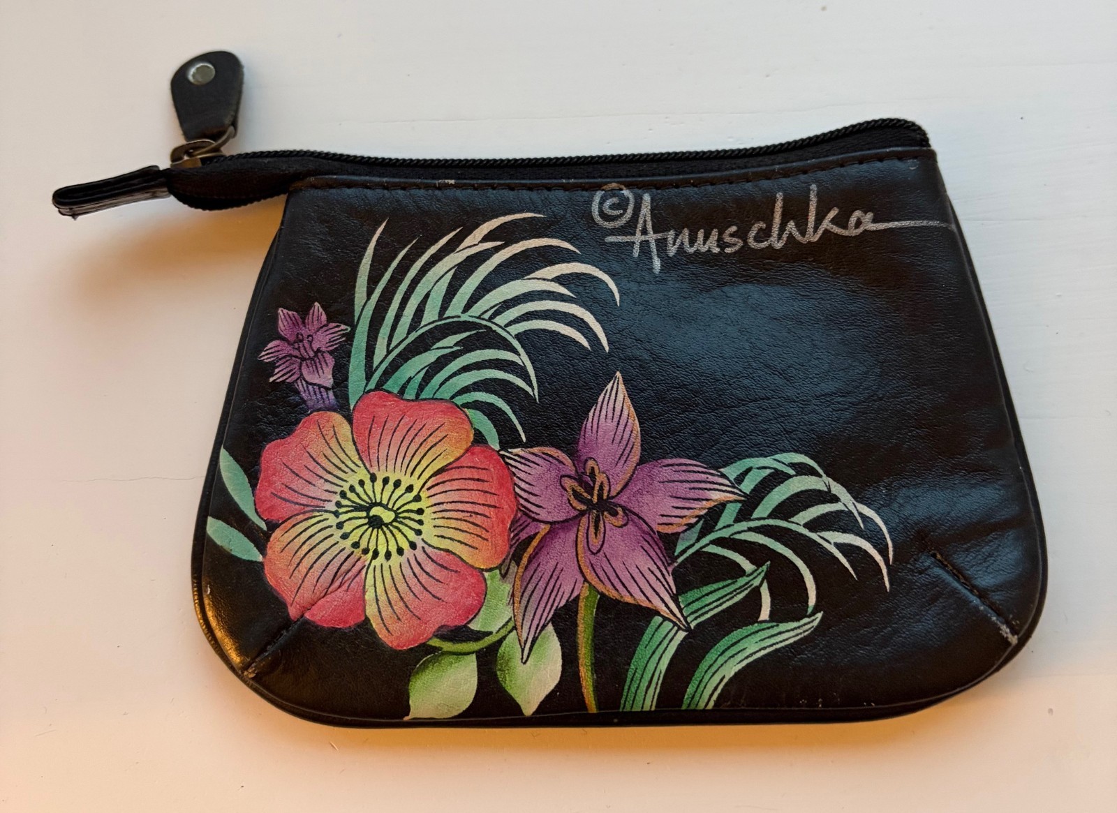 ANUSCHKA CALCUTTA INDIA Coin + Key Purse