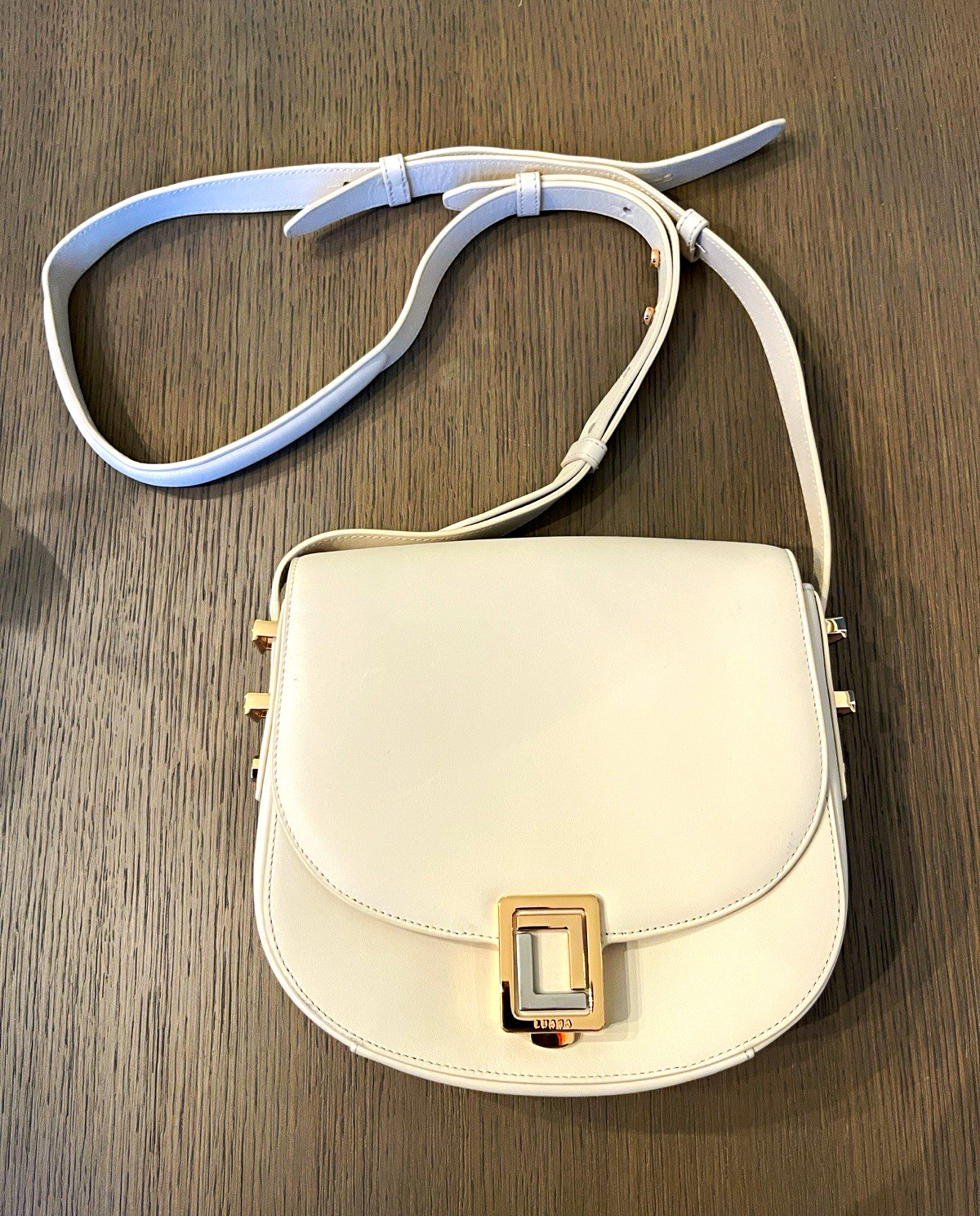Luana Italy Marianne Saddlebag Crossbody