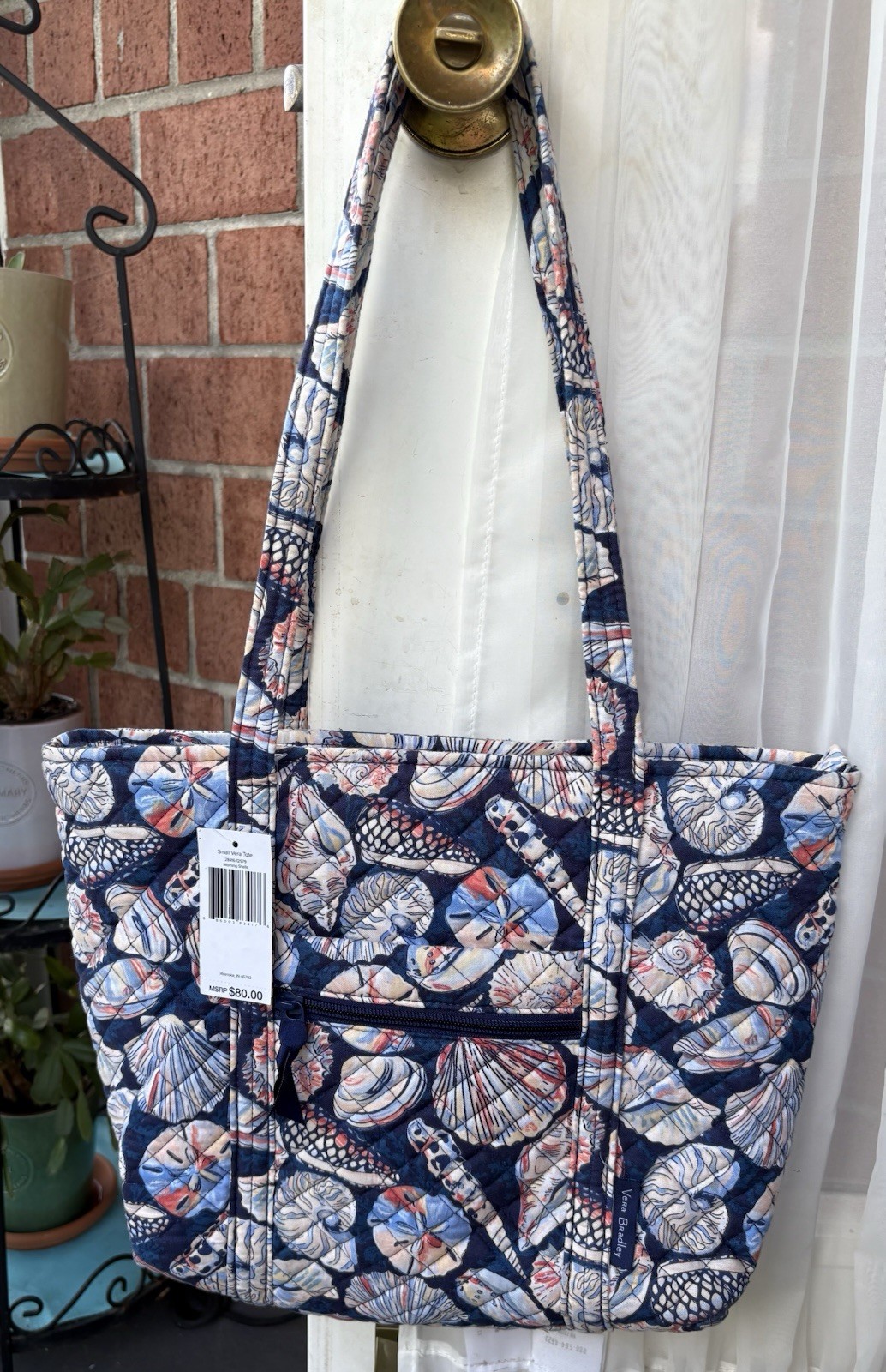 NWT! Vera Bradley MORNING SHELLS Small Vera Tote Great Gift Idea!
