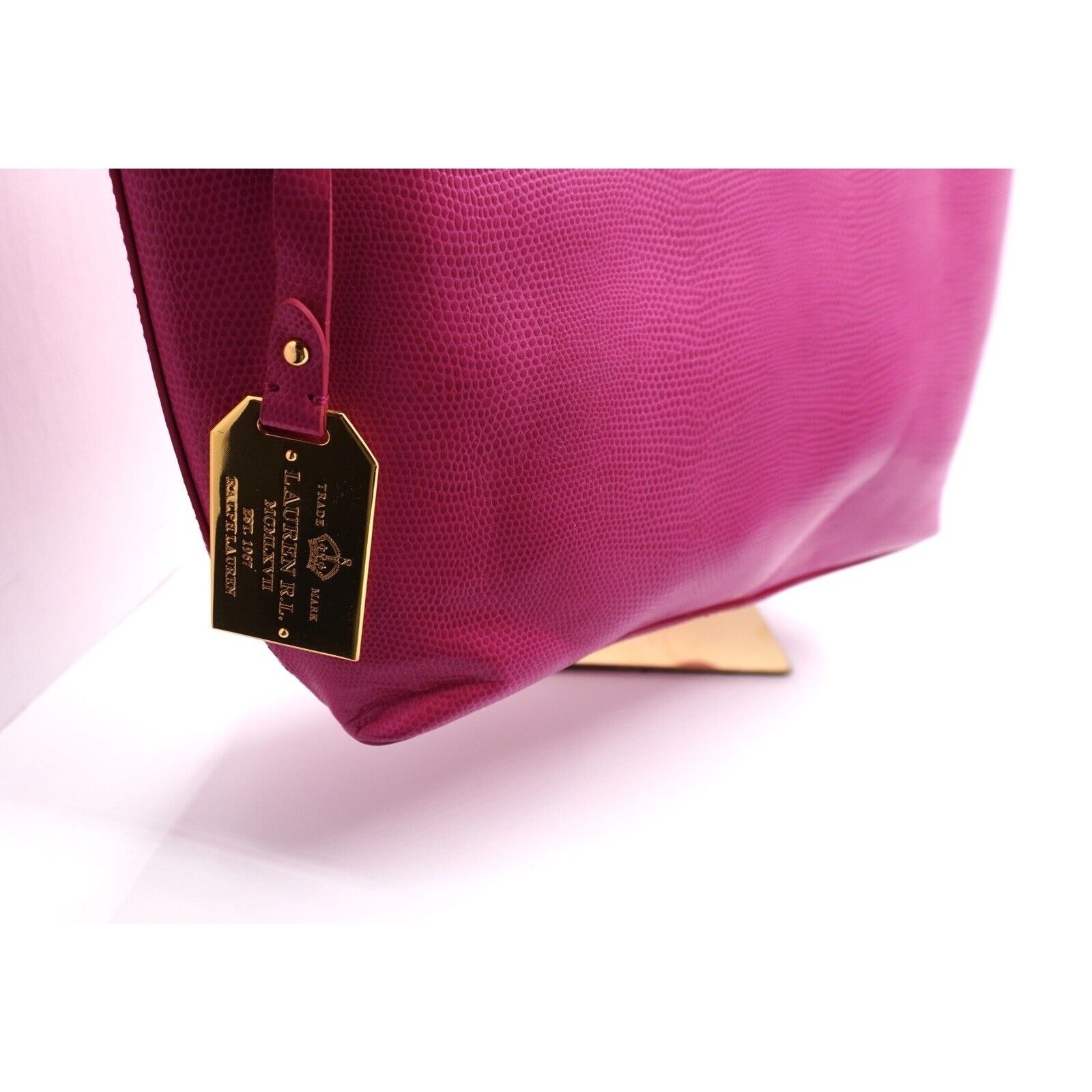 LAUREN RALPH LAUREN Tote, HOT PINK, 39- 13