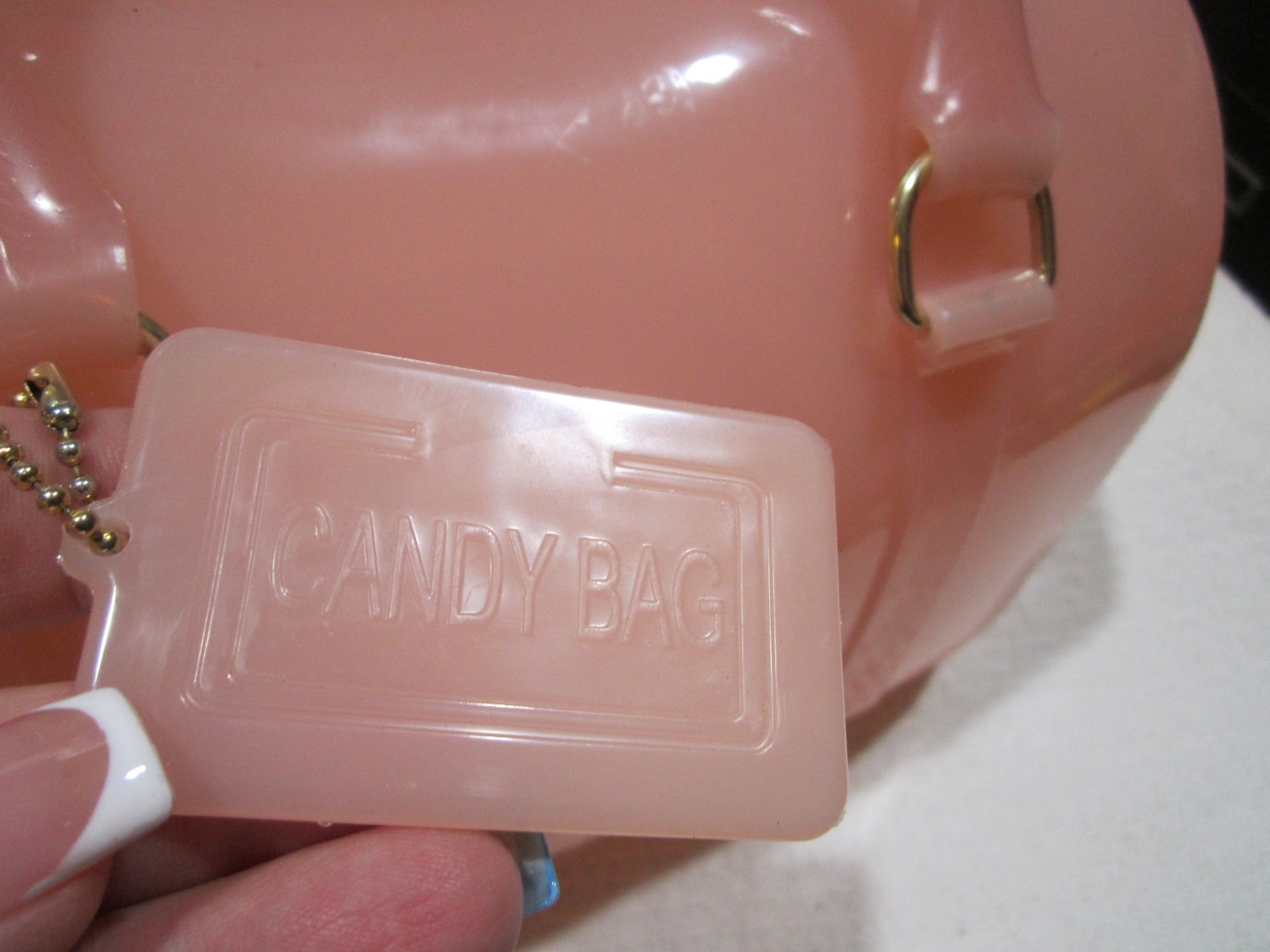 Ladies Summer Jelly Pillow-shaped Top Handle Handbag Candy Transparent Purse