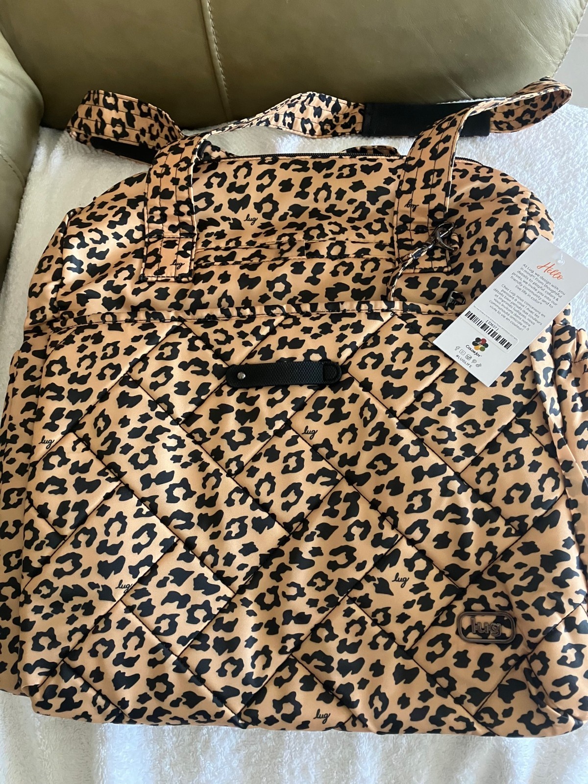 Lug Saunter and Sway in Spotted Leopard NWT