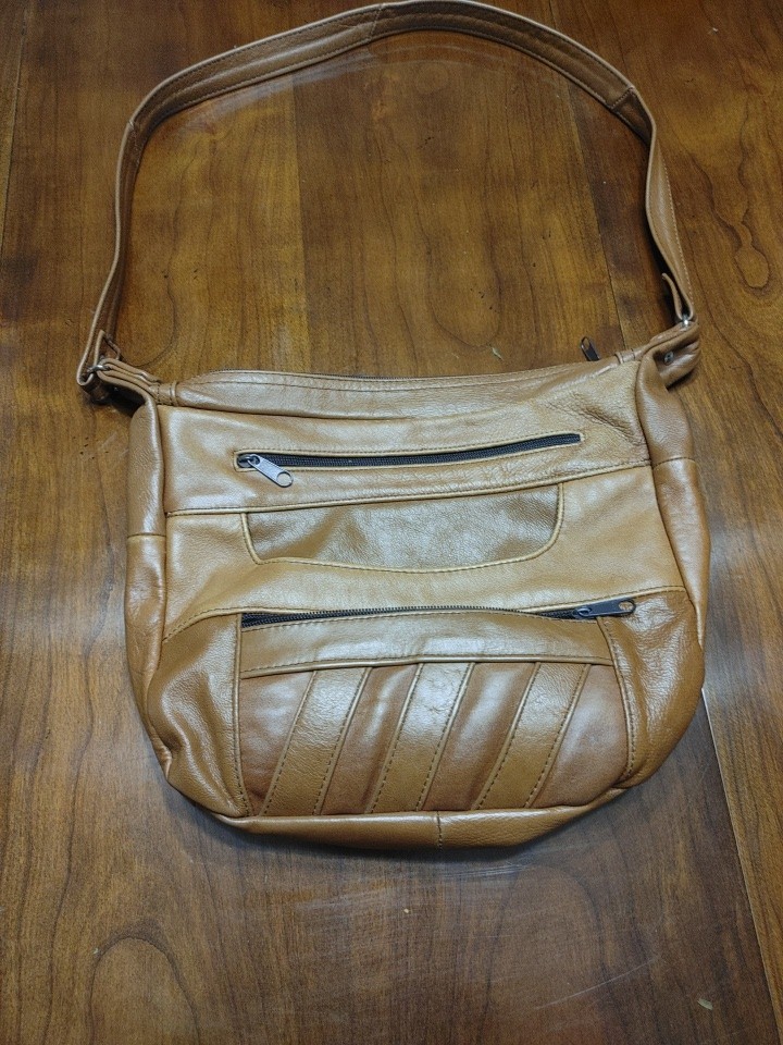 Genuine Leather Every Day Purse Shoulder or Cross Body Slim Light Weight & Soft