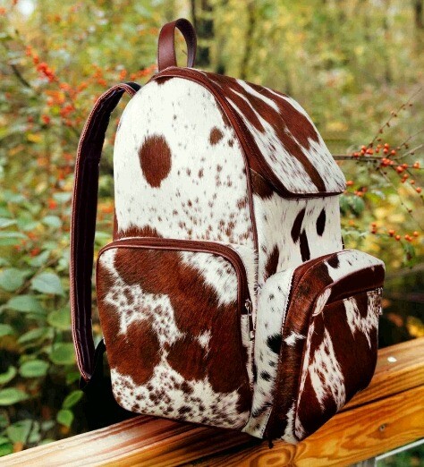 Handcrafted Cowhide Leather Bag- Perfect for Everyday.. FREE SHIPPING FOR USA…