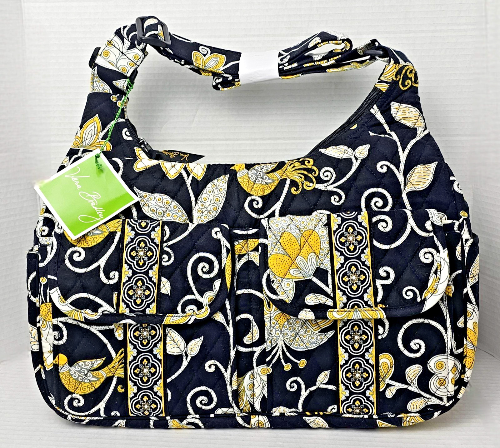 Vera Bradley Cargo Sling in Cotton Yellow Bird 2008