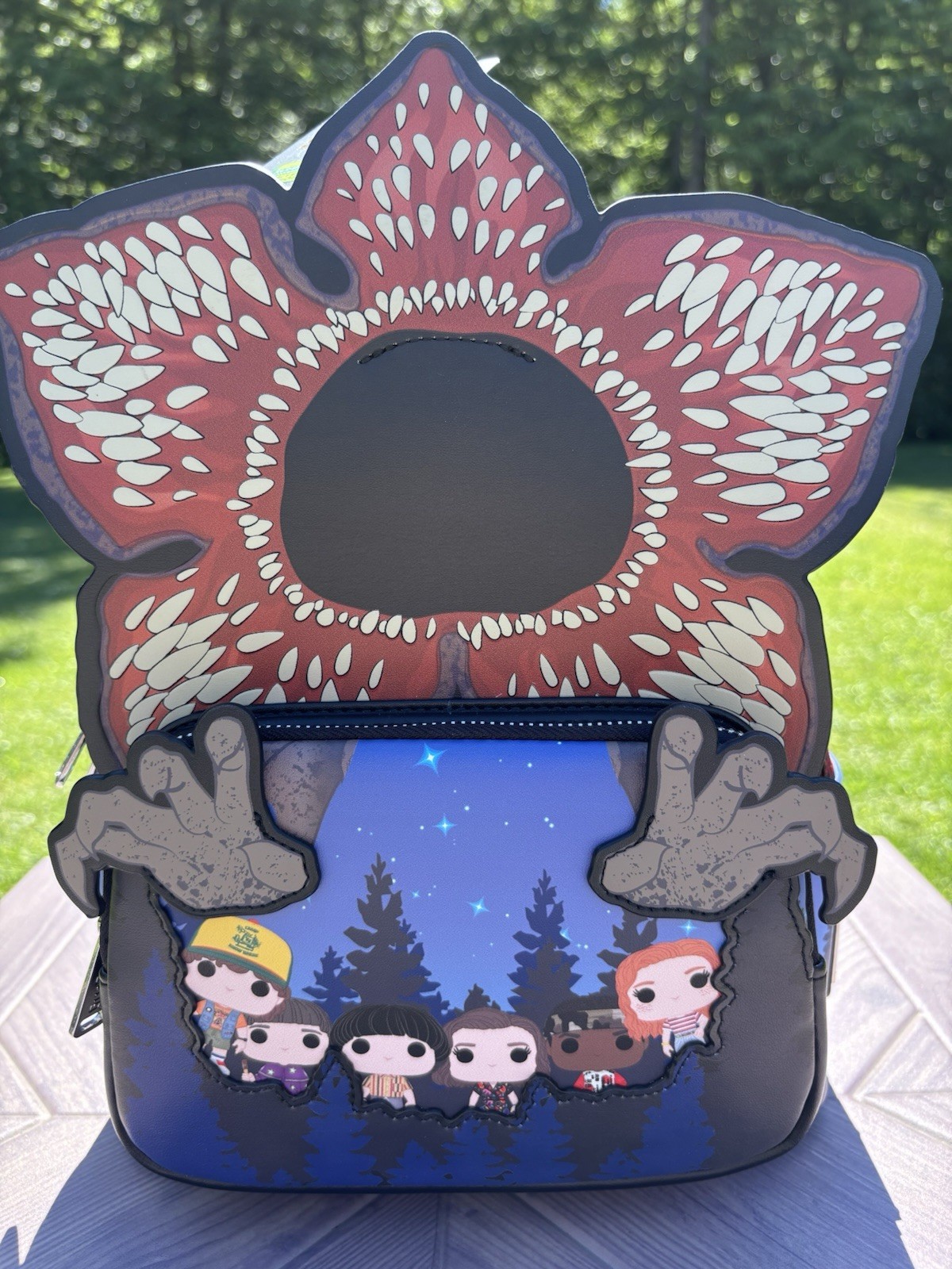 Loungefly Stranger Things Demogorgon Glow In Dark Backpack 2022 Summer Con LENWT