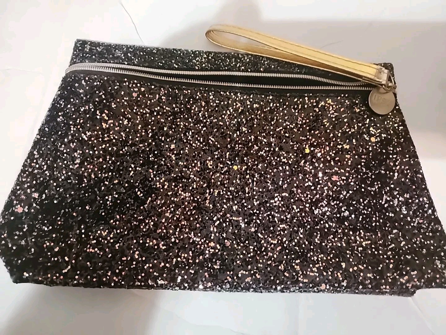 Ipsy Black Season of Sparkle Bag – Bag Only Makeup Bag Clutch