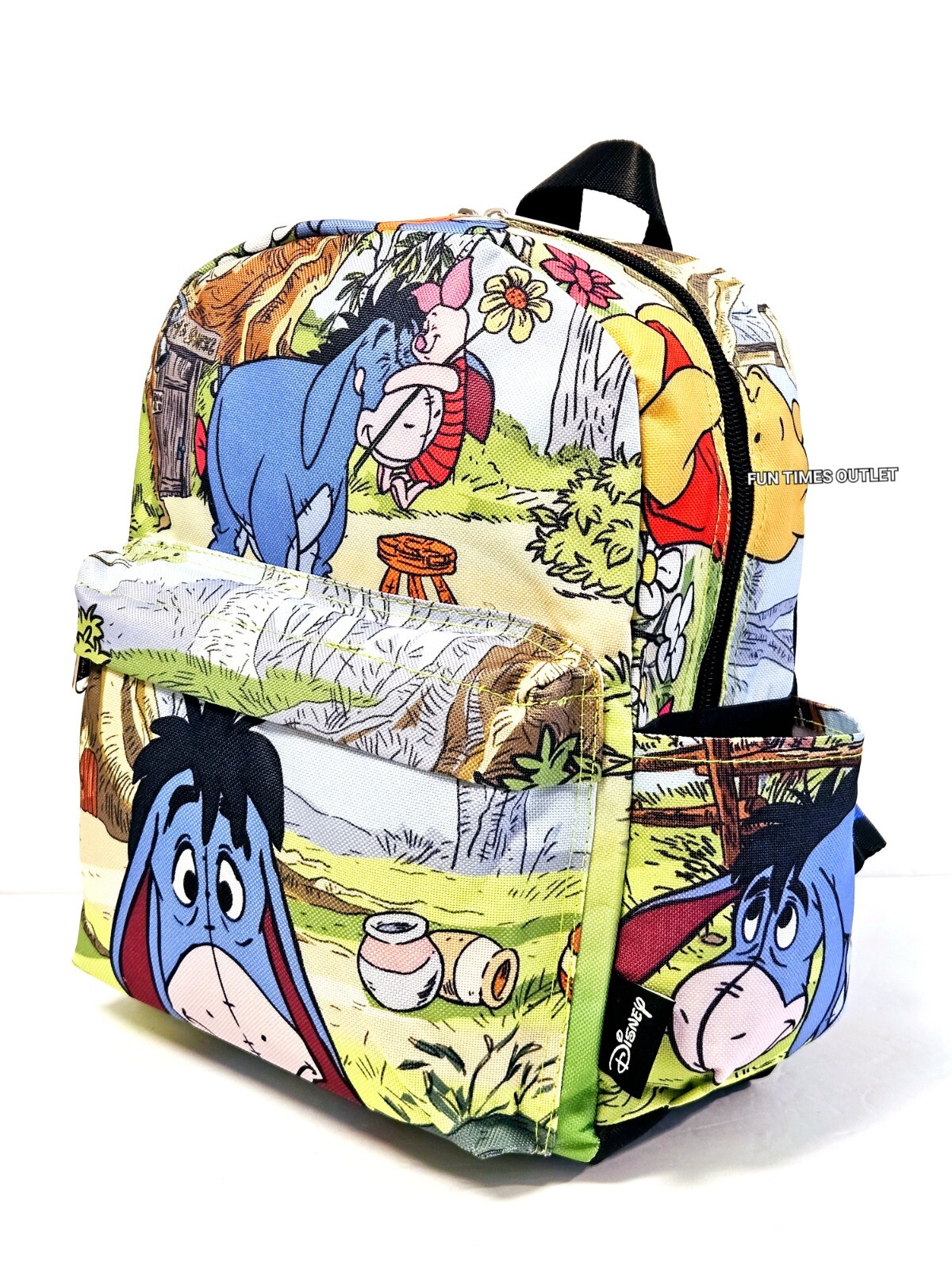 Disney Eeyore Ladies 12″ Backpack Purse Piglet Tigger Winnie The Pooh Travel Bag