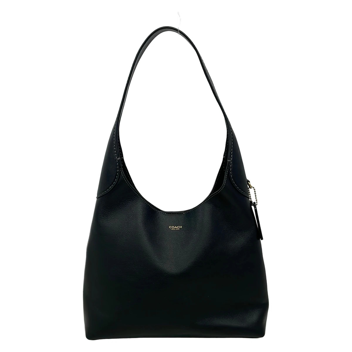 COACH Brooklyn Shoulder Bag 28 CU068 Black Natural grain leather Shoulder Bag