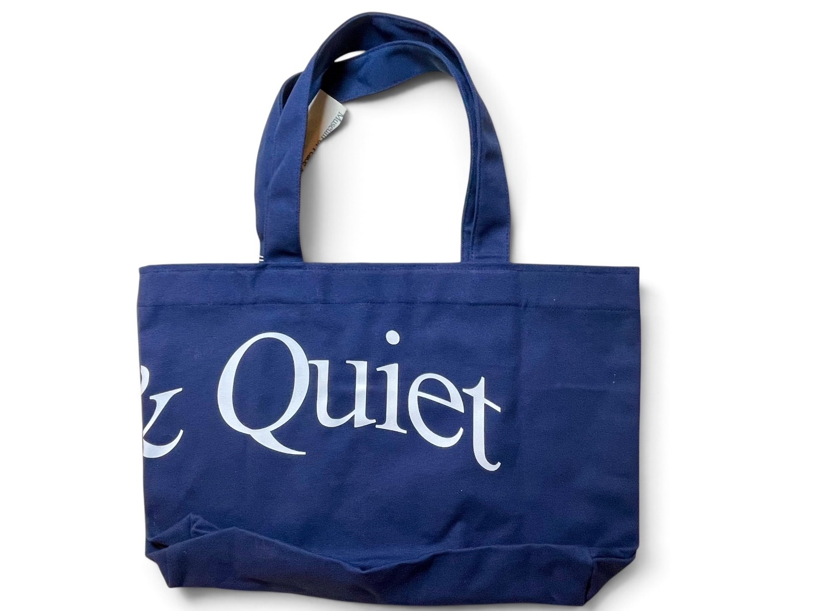 NWT | Museum of Peace & Quiet | Jumbo Canvas Tote Bag | Navy