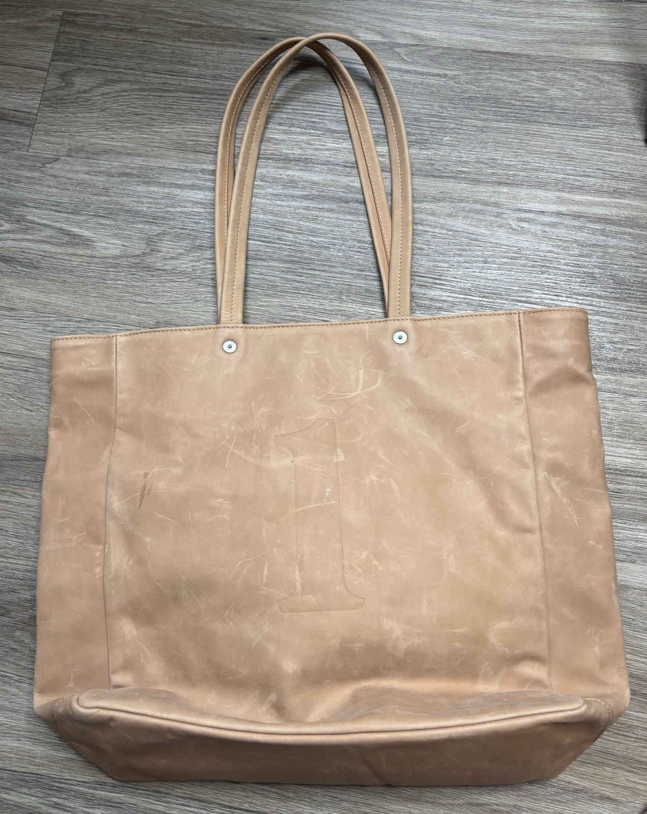 Feed 1 bag Leather Tote Bag