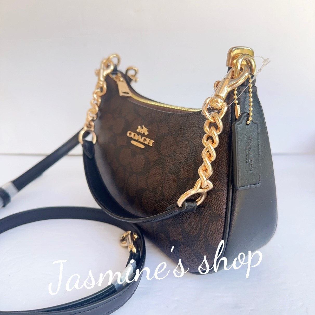 with tags NWT Coach Teri Shoulder Bag In Signature Canvas CA548cv933 G2U