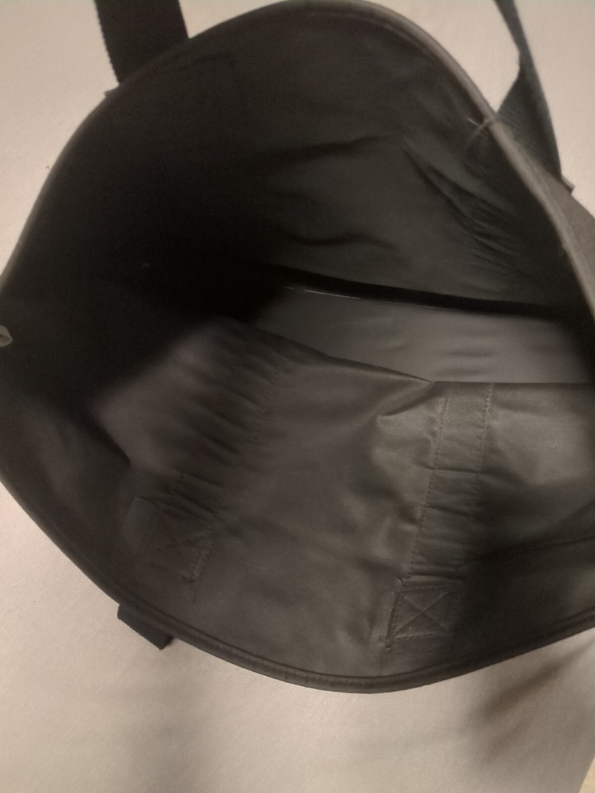 Vintage GUESS Designer Large Black Shopping Tote Handbag Bag 22.25″