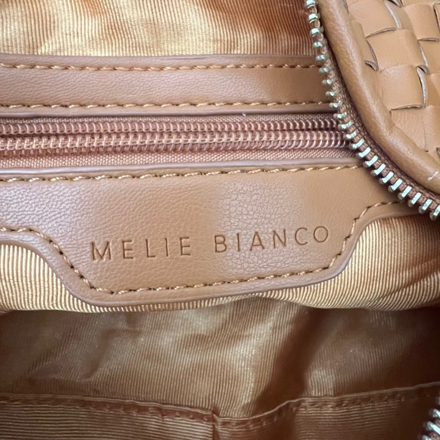 Melie Bianco Brigitte Shoulder Bag.Color Caramel